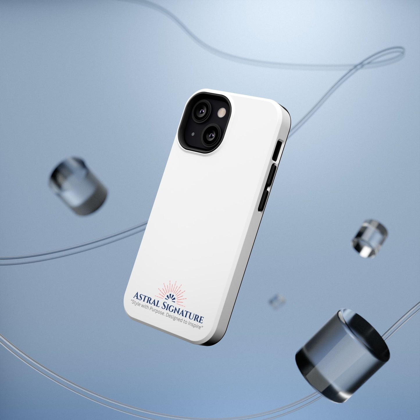 White Phone Case - Impact-Resistant White iPhone & Samsung Galaxy Case by Astral Signature