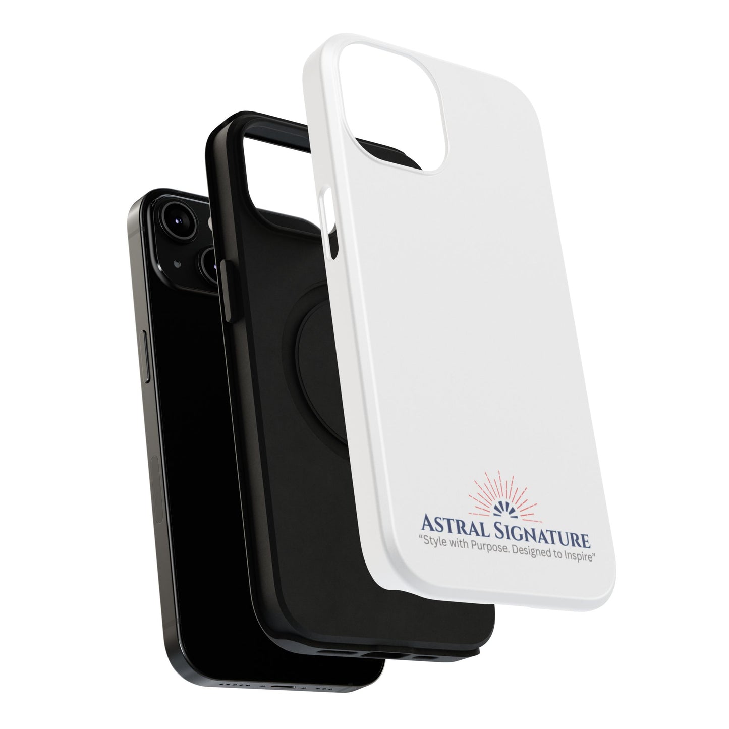 White Phone Case - Impact-Resistant White iPhone & Samsung Galaxy Case by Astral Signature
