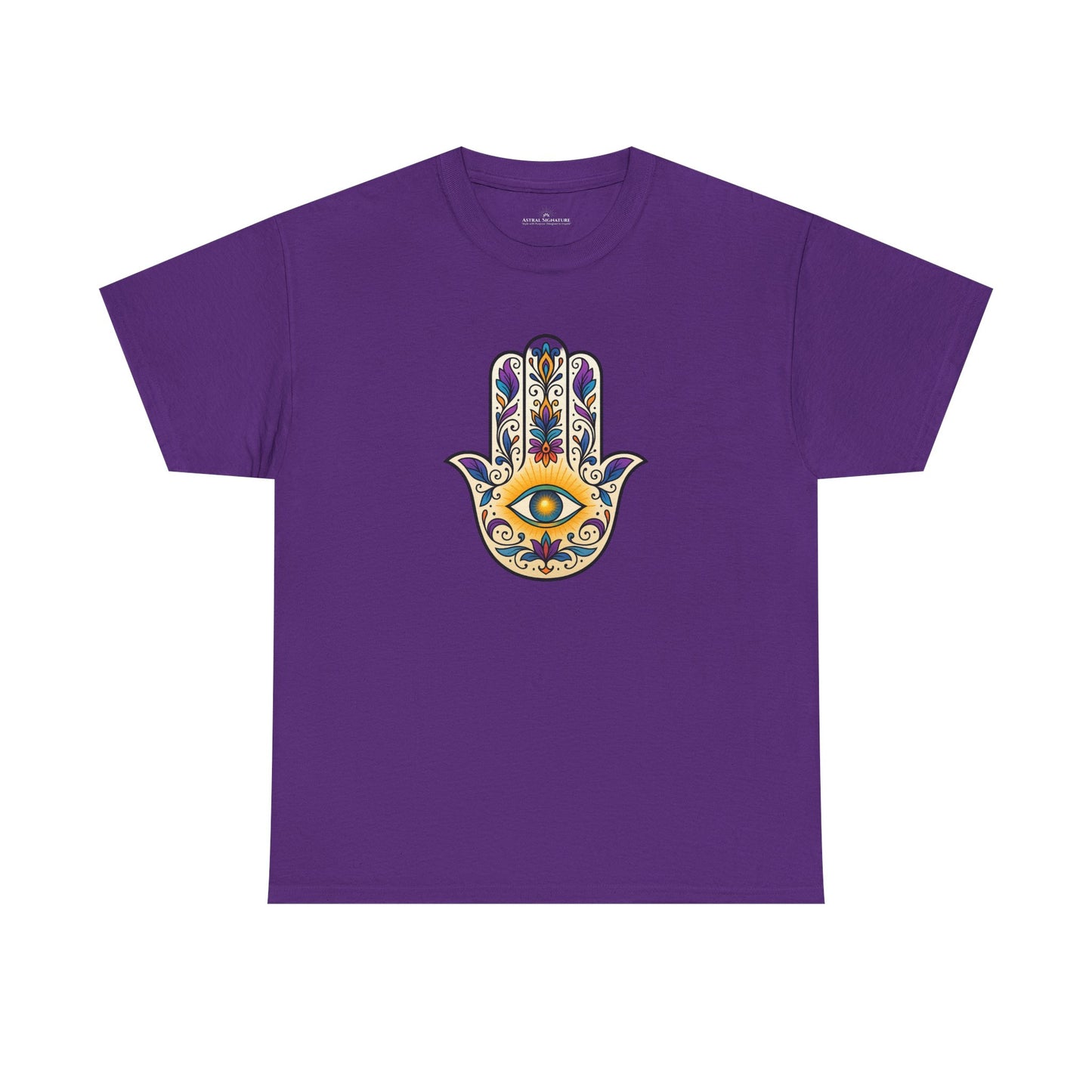 Hamsa Protective Symbol Tee - Astral Signature