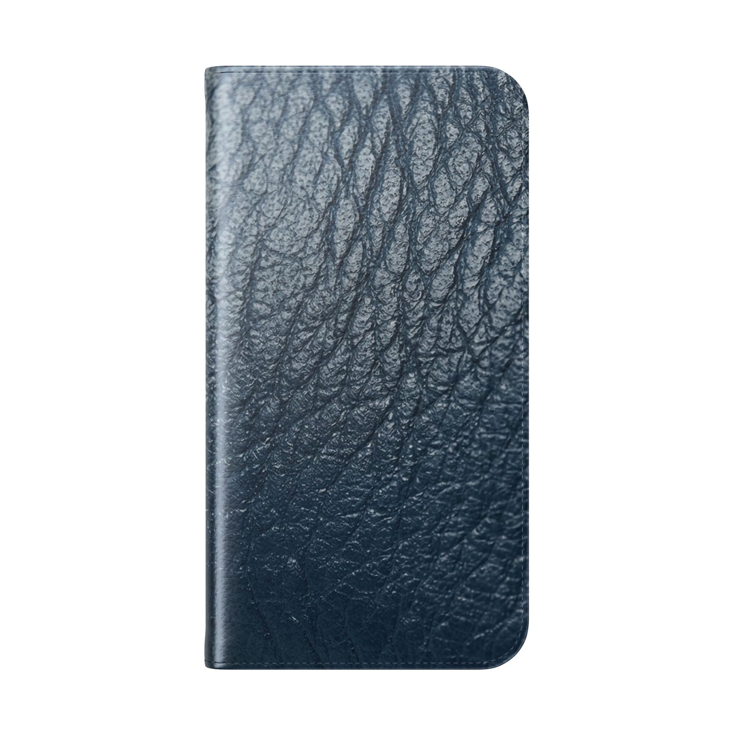 iPhone 16 Series — Blue Vintage Leather Flip Case | Astral Signature™ Edit