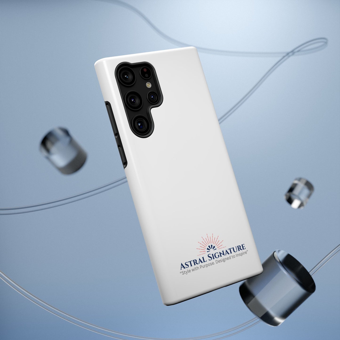 White Phone Case - Impact-Resistant White iPhone & Samsung Galaxy Case by Astral Signature