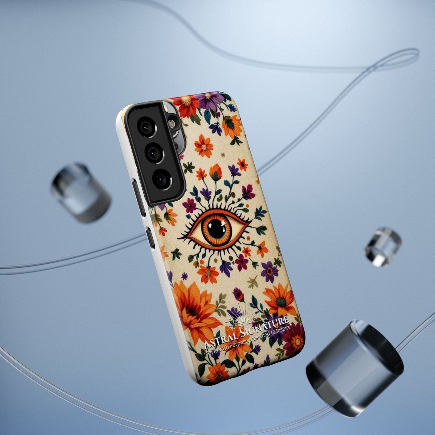 Phone Cases - Eye of God Symbol Impact-Resistant Case by Astral Signature