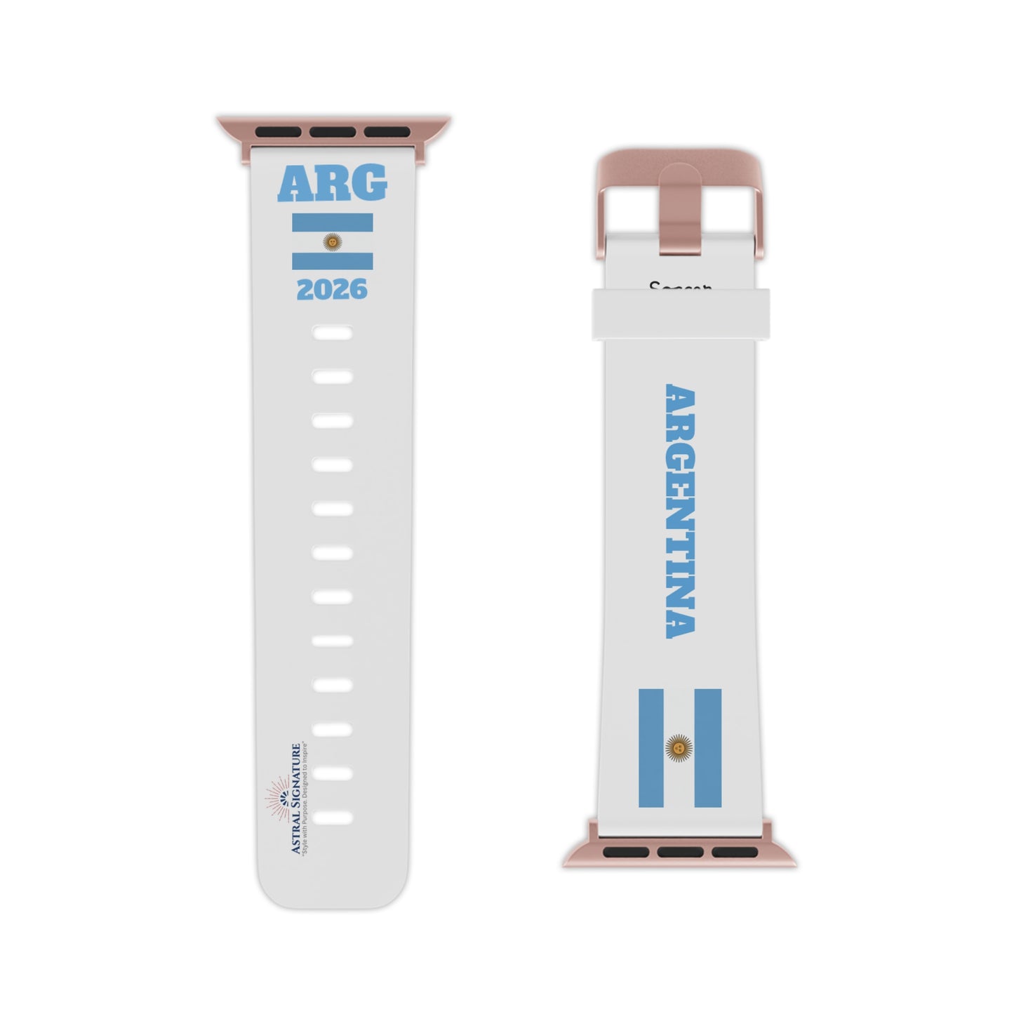 Watch Band ARGENTINA Flag Strap World Cup USA 2026 Limited Edition