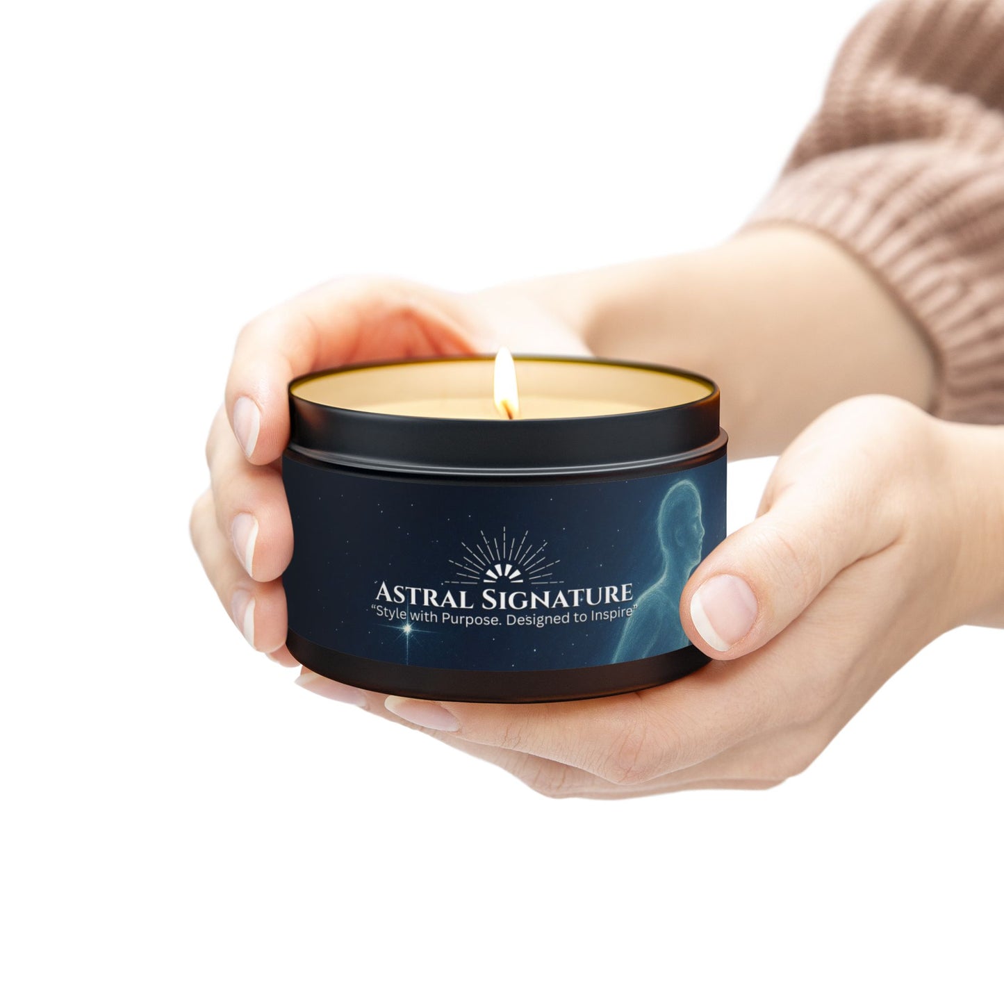 Eco-Friendly Aromatherapy Tin Candles , Relaxation Decor, Gift for Meditation, Birthday, Home Fragrance by Astral Signature
