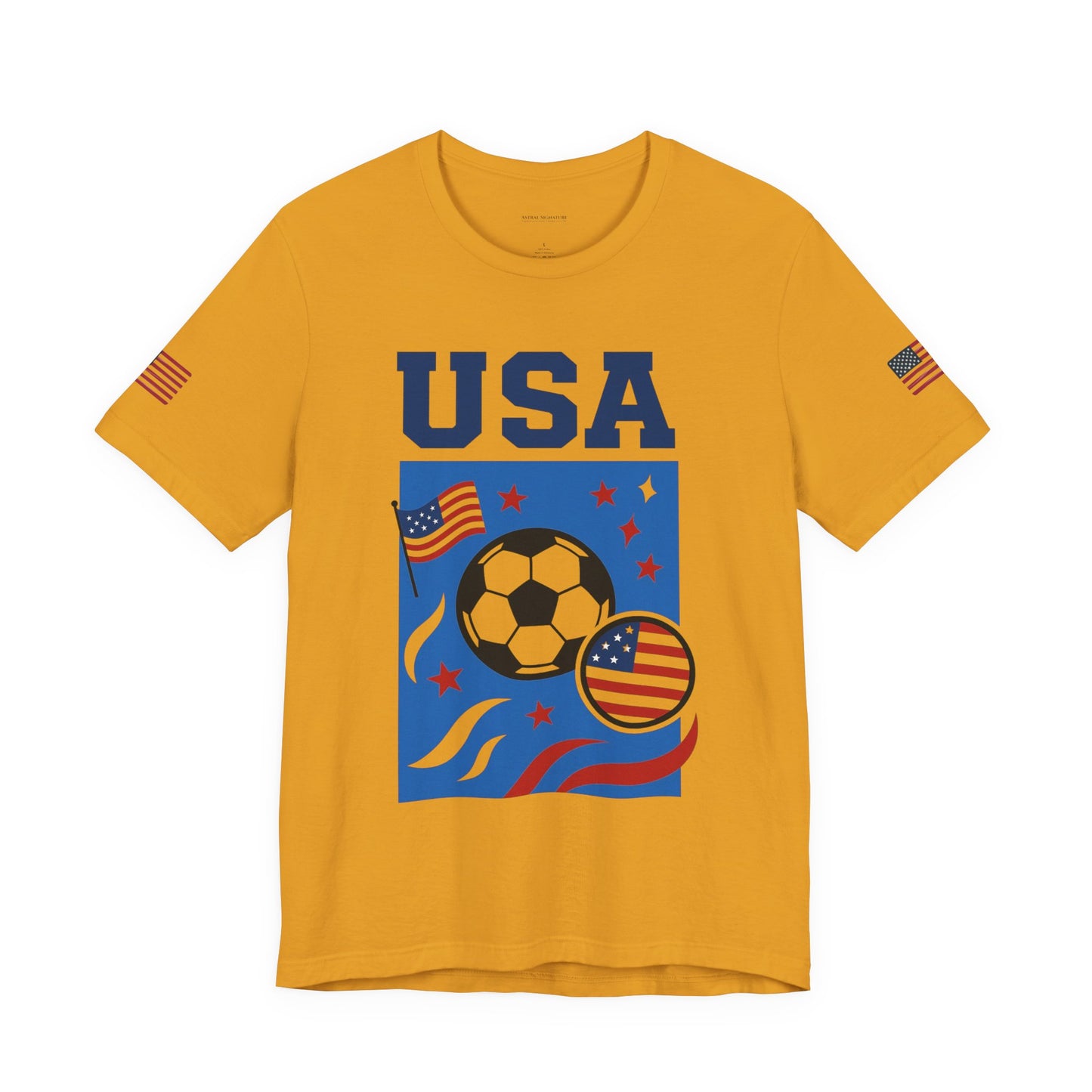 Casual Fashion T-Shirt - GO USA Team Tee, World Cup 2026 Limited Edition
