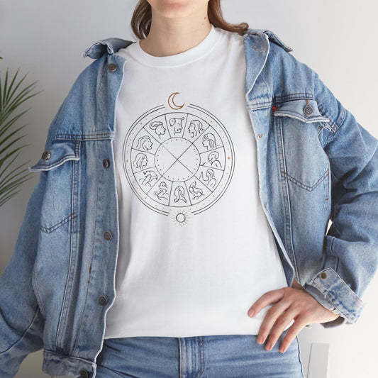 The Zodiac Tee - Unisex Jersey T-Shirt in lighter colors by Astral Signature