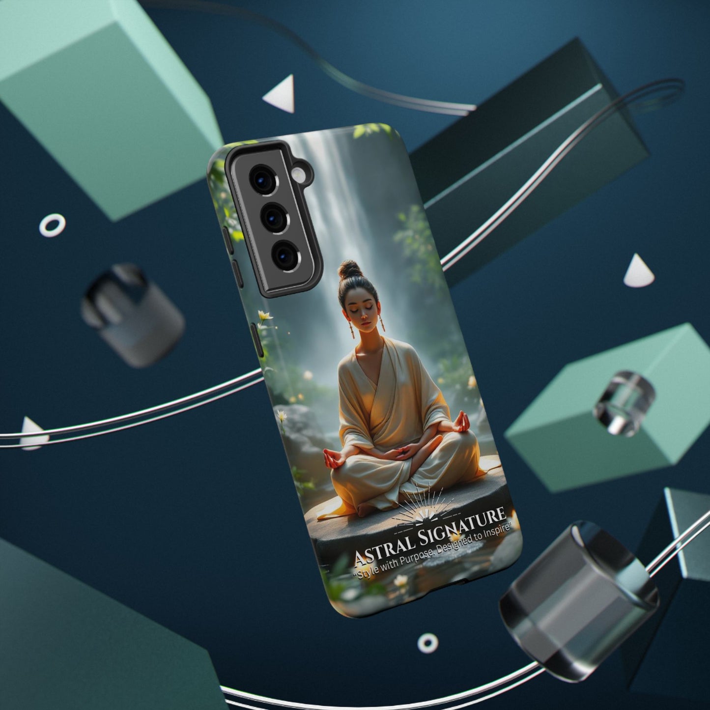 3D Yogi Phone Cases with Symbols and Protection, iPhone Cases with meaning by Astral Signature