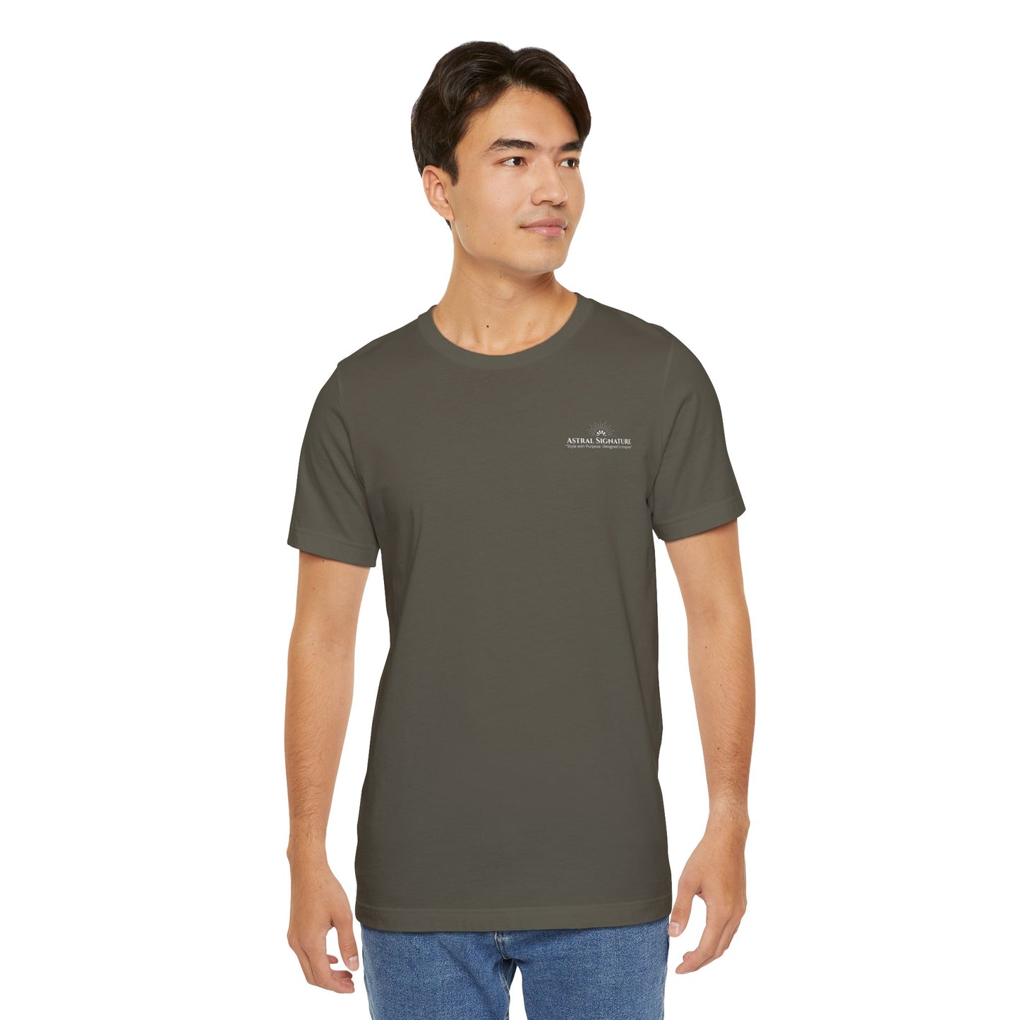 Astral Signature Tee, Unisex T-shirt in darker Colors, Gift for Friends, by Astral Signature
