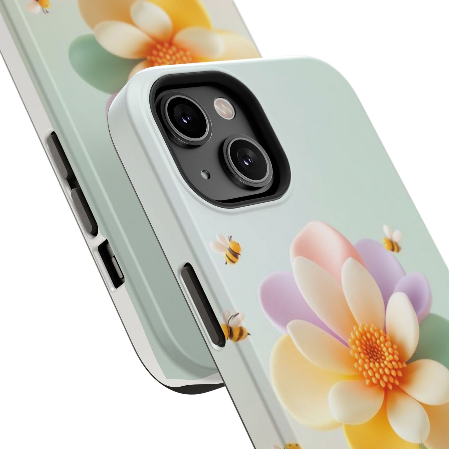 Phone Case Impact-Resistant, Calming 3D Flower Phone Case Impact-Resistant Case for Kids and Adults - Astral Signature