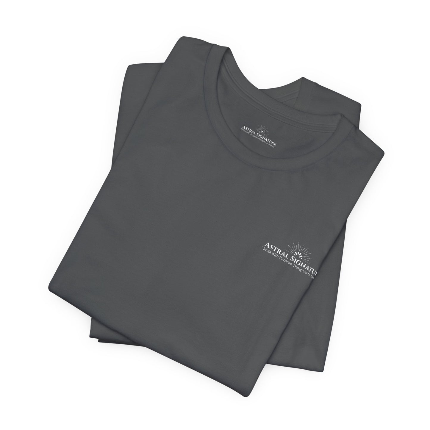 Astral Signature Tee, Unisex T-shirt in darker Colors, Gift for Friends, by Astral Signature