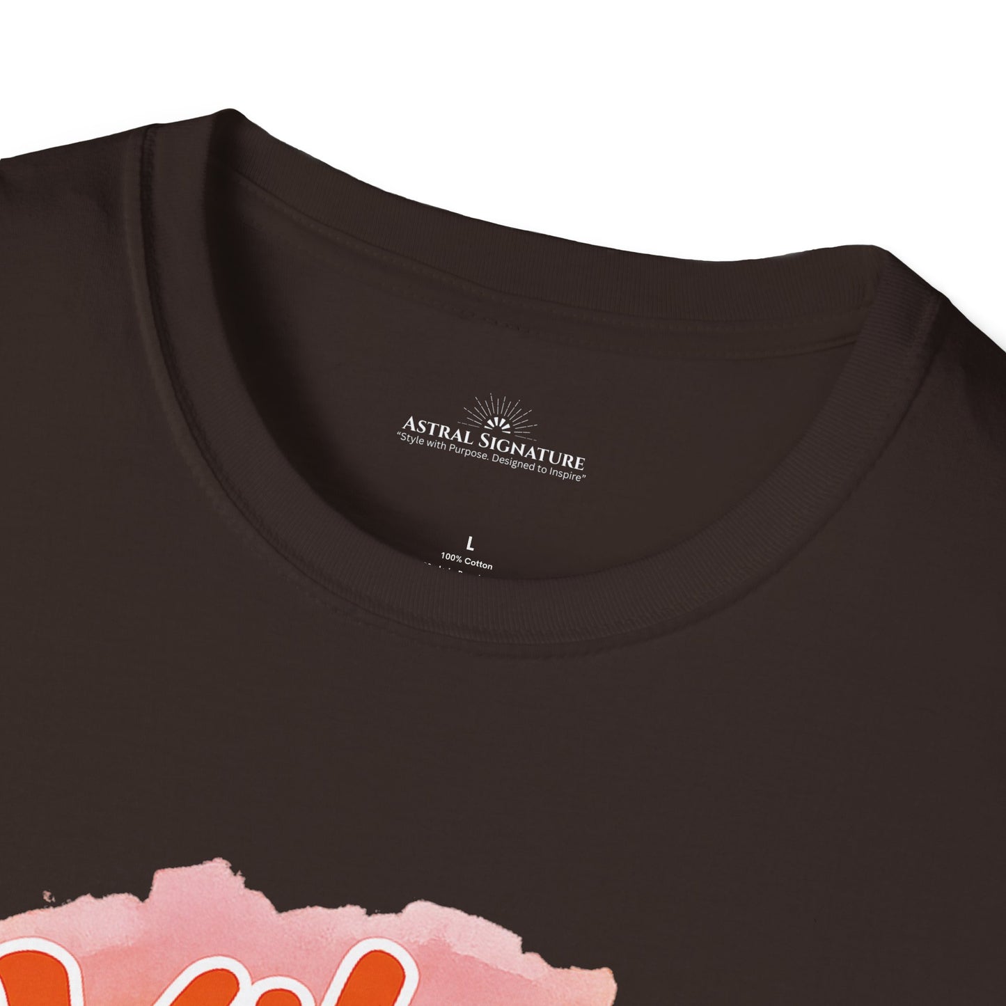 Vibe with Soul Tee, Motivational Unisex Softstyle T-Shirt by Astral Signature