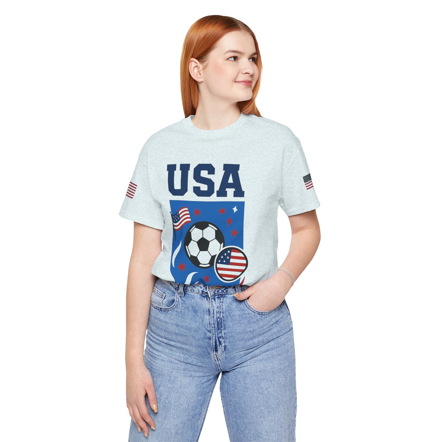 Casual Fashion T-Shirt - GO USA Team Tee, World Cup 2026 Limited Edition