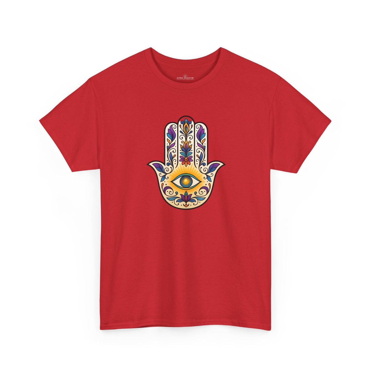 Hamsa Protective Symbol Tee - Astral Signature