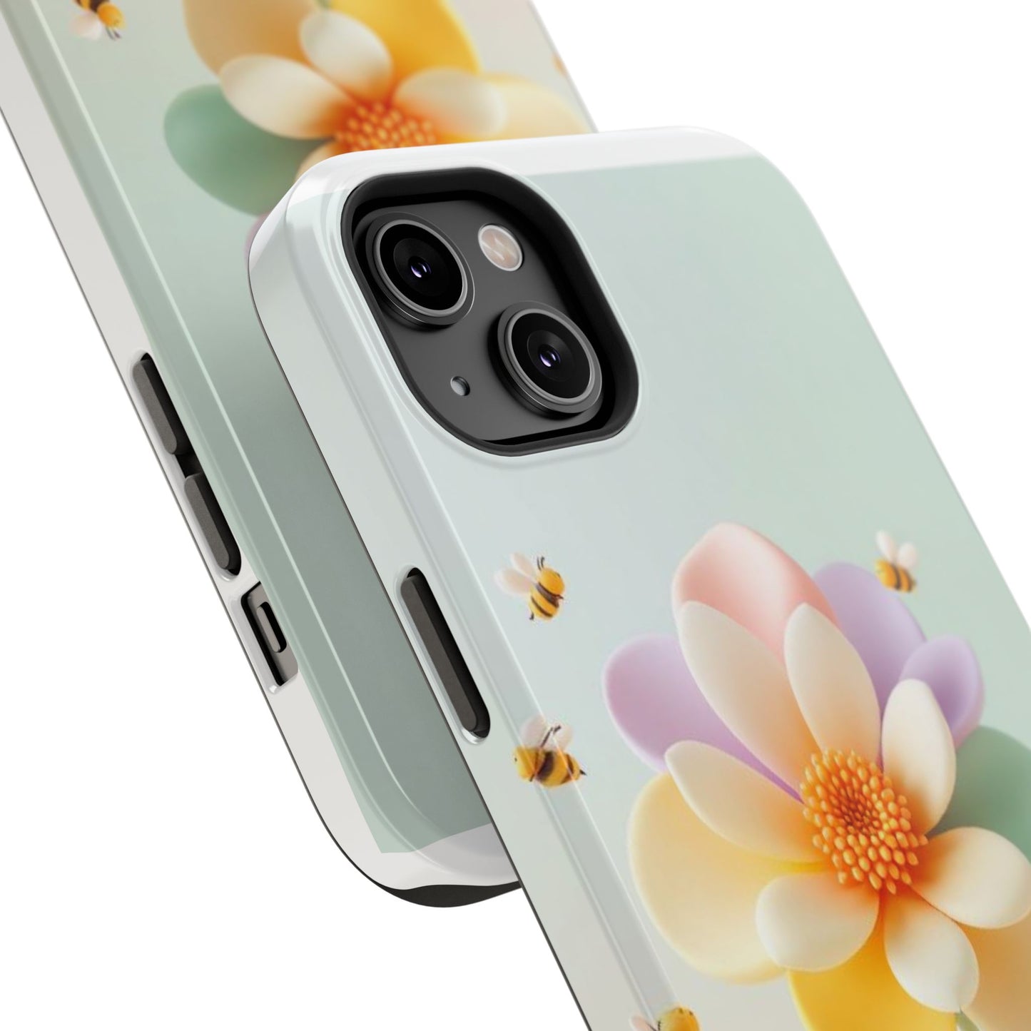 Phone Case Impact-Resistant, Calming 3D Flower Phone Case Impact-Resistant Case for Kids and Adults - Astral Signature
