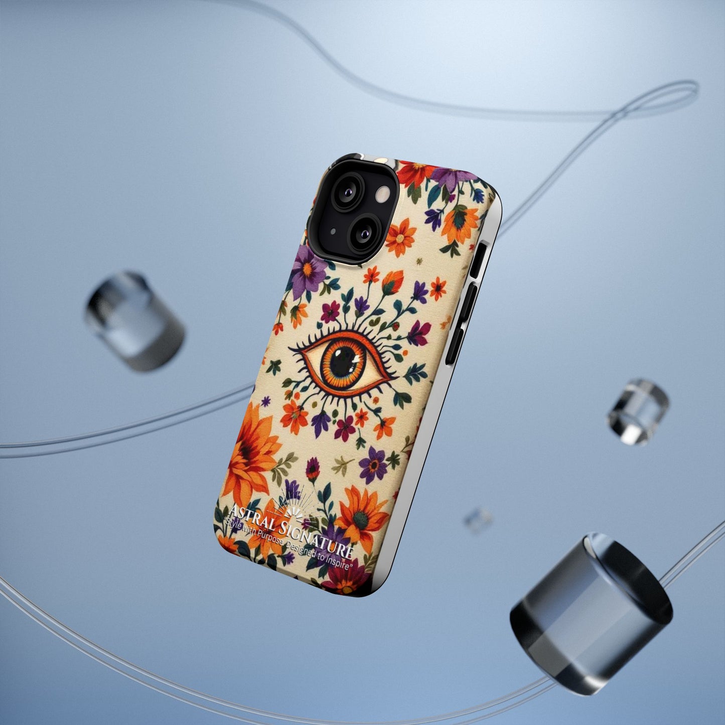Phone Cases - Eye of God Symbol Impact-Resistant Case by Astral Signature