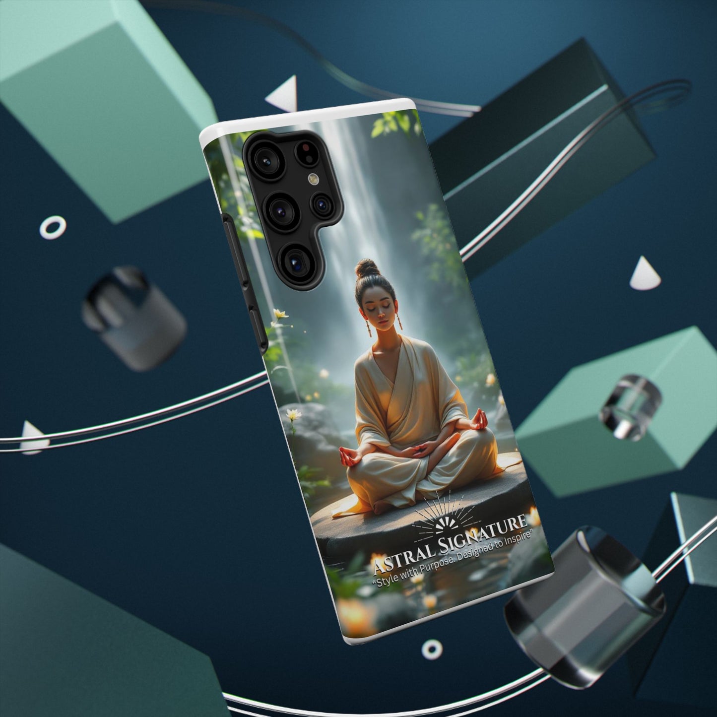 3D Yogi Phone Cases with Symbols and Protection, iPhone Cases with meaning by Astral Signature