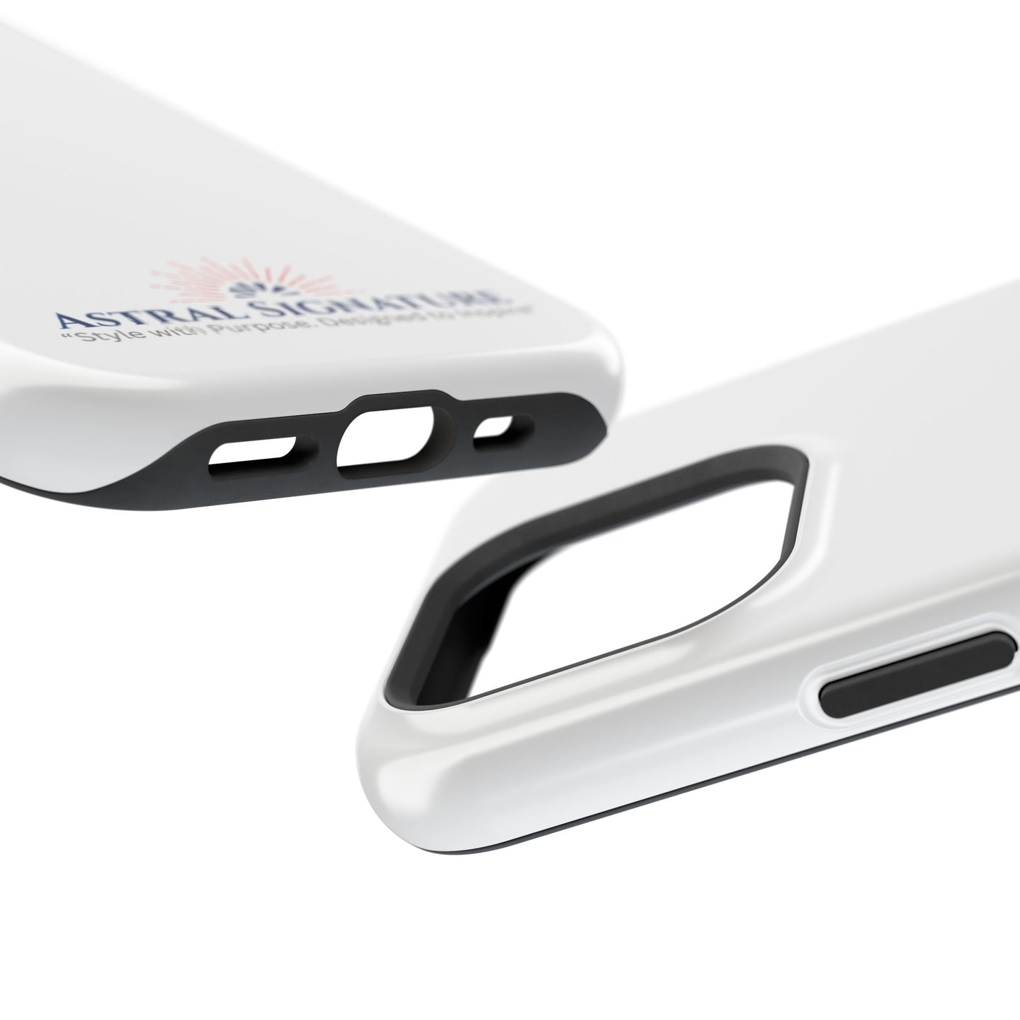 White Phone Case - Impact-Resistant White iPhone & Samsung Galaxy Case by Astral Signature
