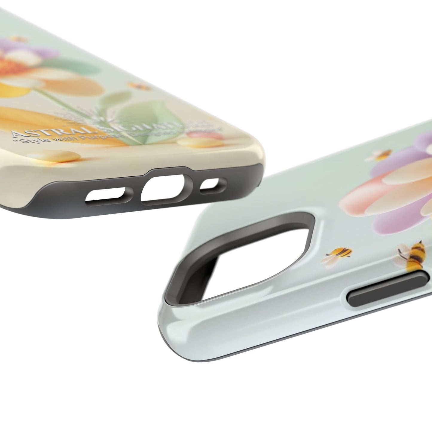 Phone Case Impact-Resistant, Calming 3D Flower Phone Case Impact-Resistant Case for Kids and Adults - Astral Signature