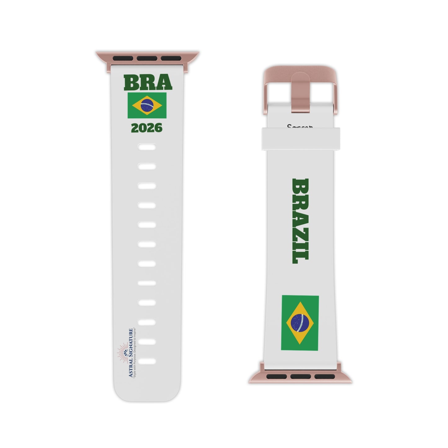 Watch Band BRAZIL Flag Strap World Cup USA 2026 Limited Edition