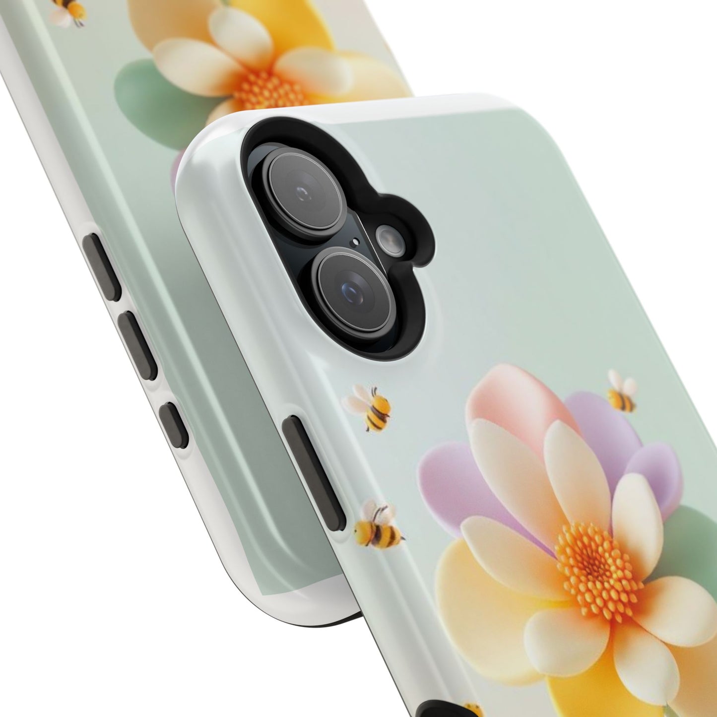 Phone Case Impact-Resistant, Calming 3D Flower Phone Case Impact-Resistant Case for Kids and Adults - Astral Signature