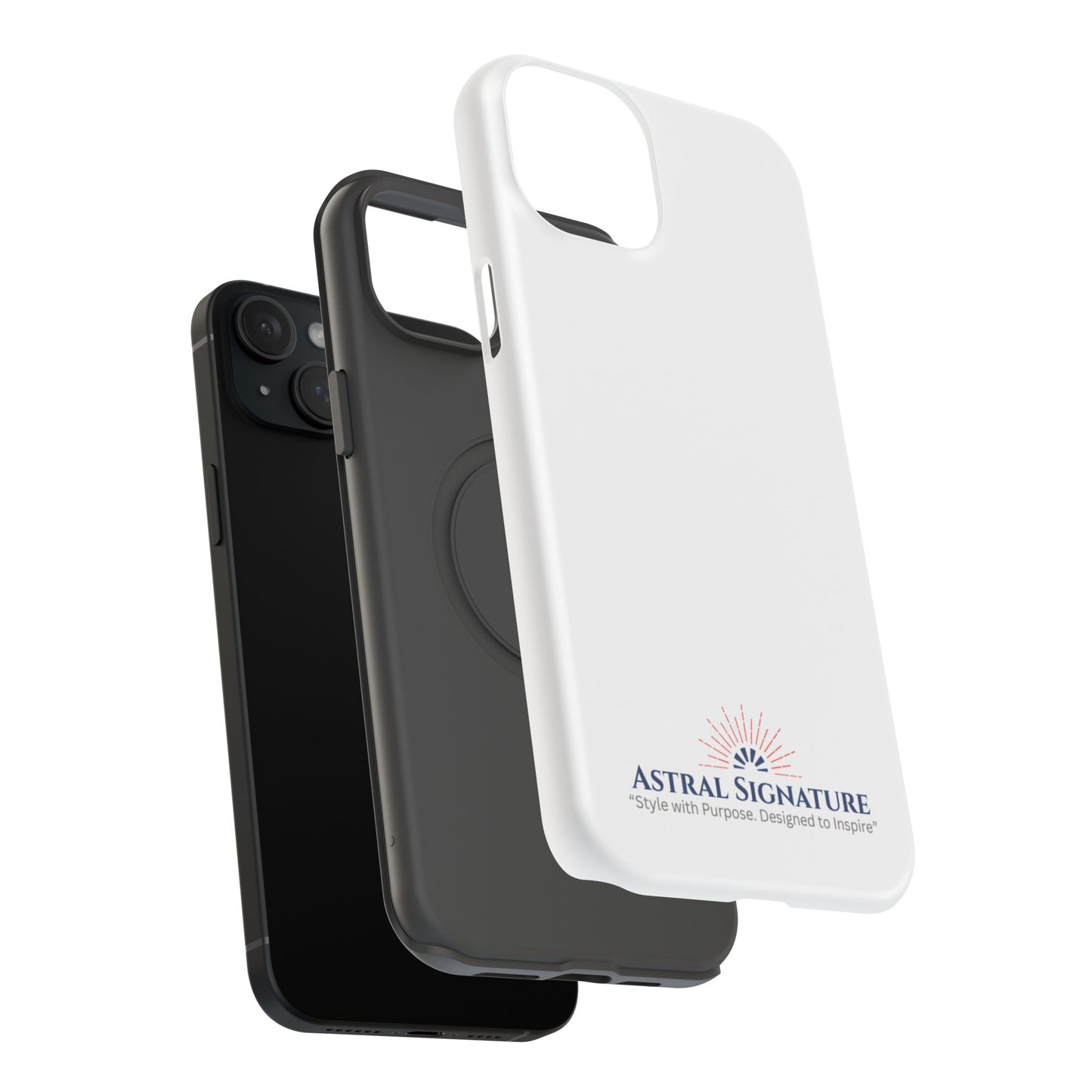 White Phone Case - Impact-Resistant White iPhone & Samsung Galaxy Case by Astral Signature