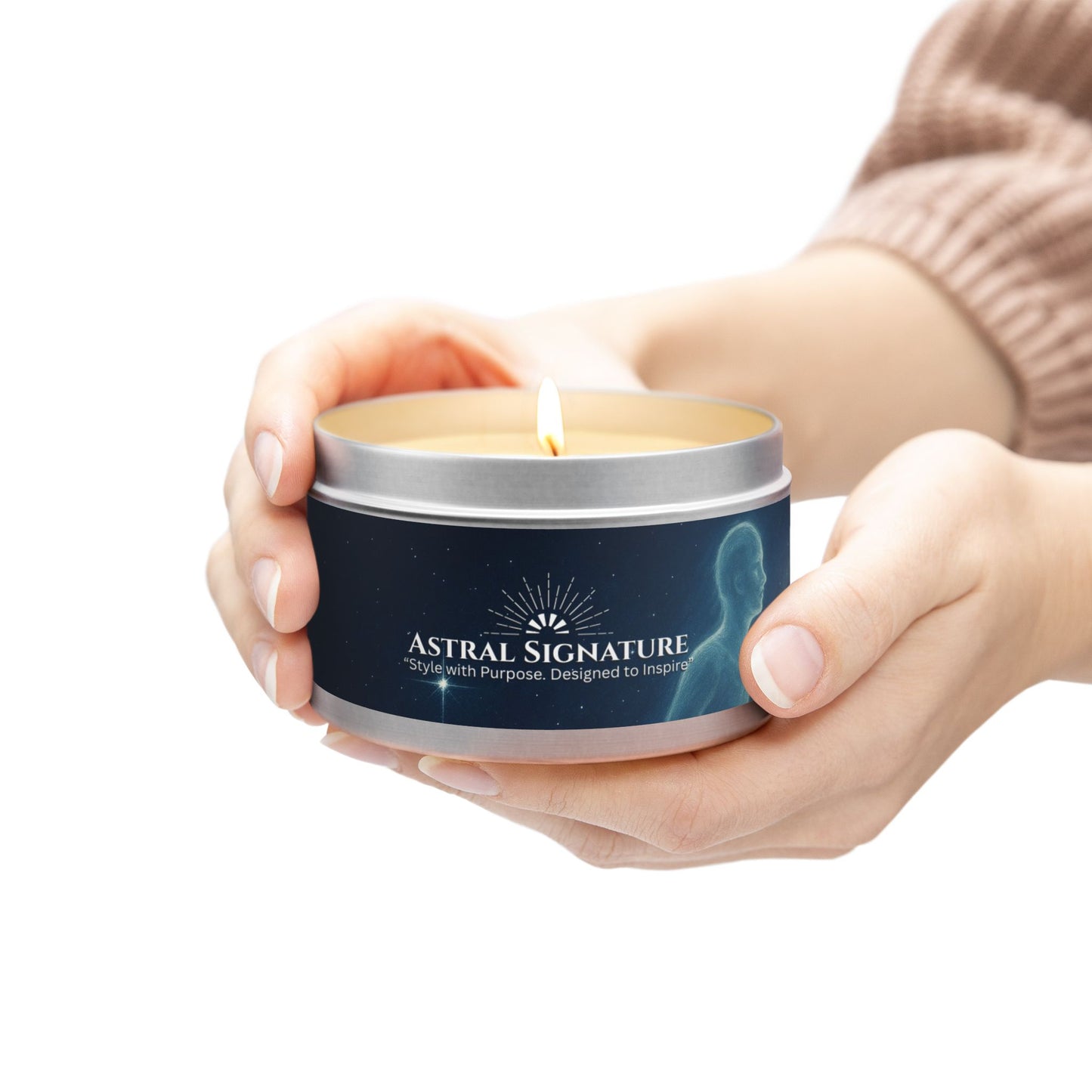 Eco-Friendly Aromatherapy Tin Candles , Relaxation Decor, Gift for Meditation, Birthday, Home Fragrance by Astral Signature