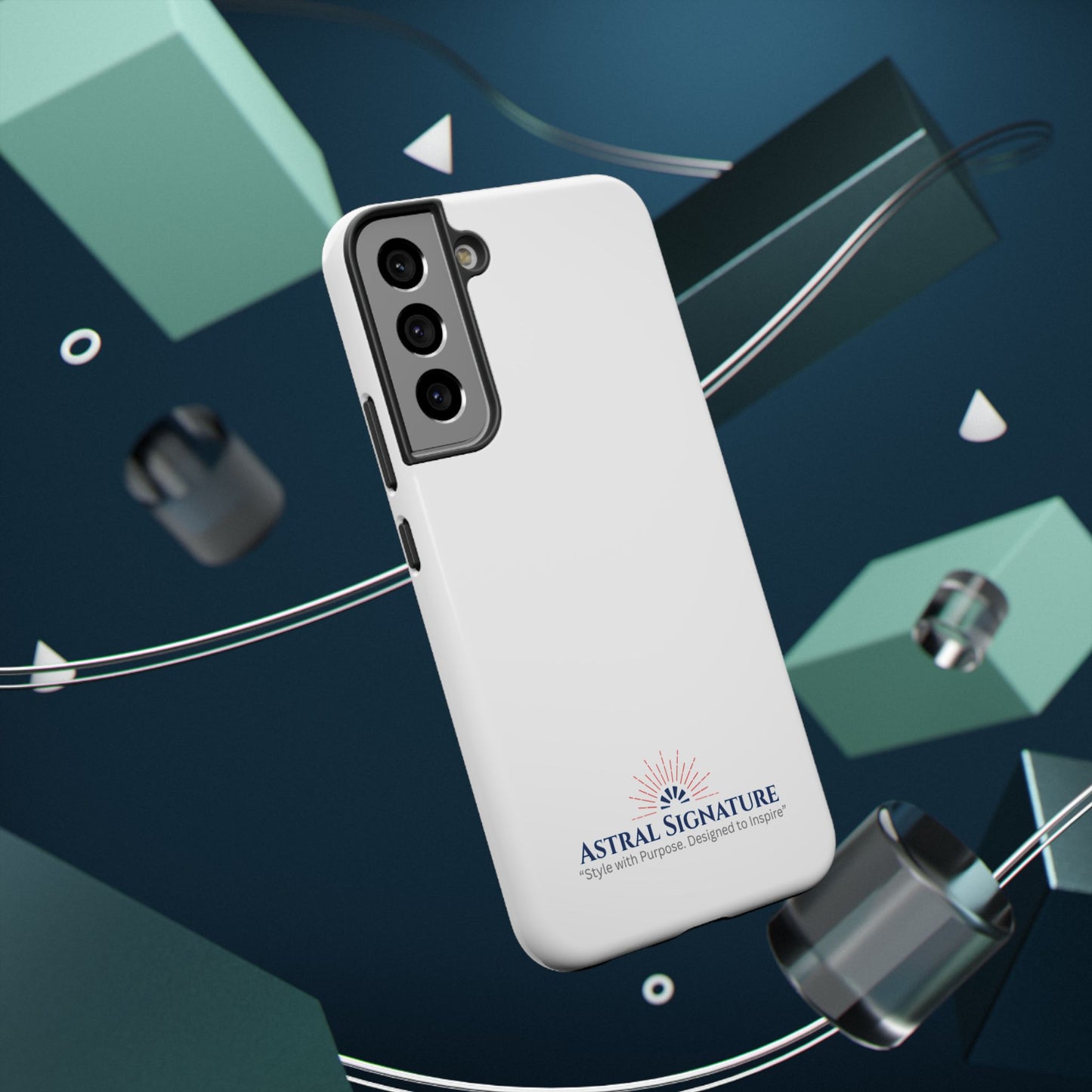 White Phone Case - Impact-Resistant White iPhone & Samsung Galaxy Case by Astral Signature