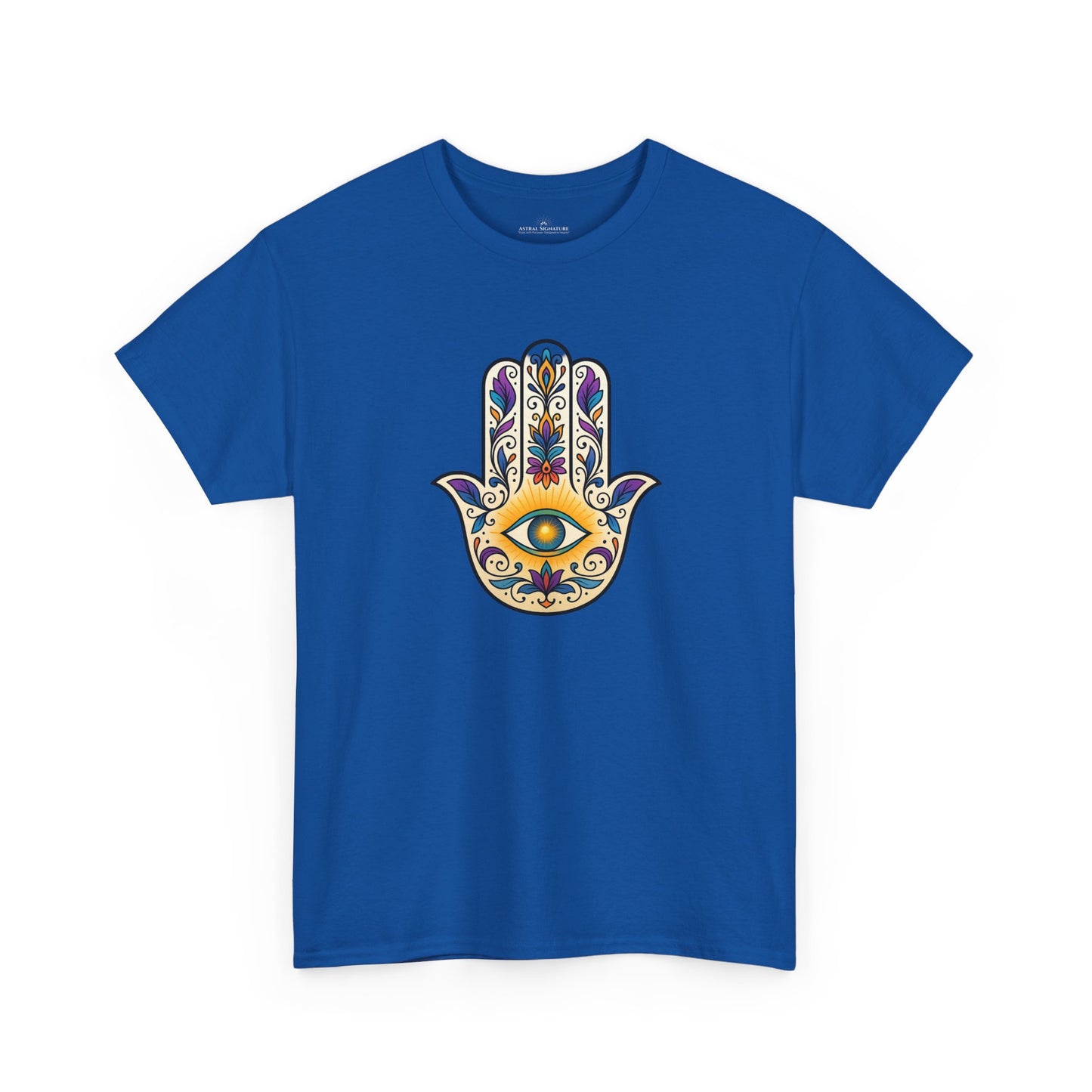 Hamsa Protective Symbol Tee - Astral Signature