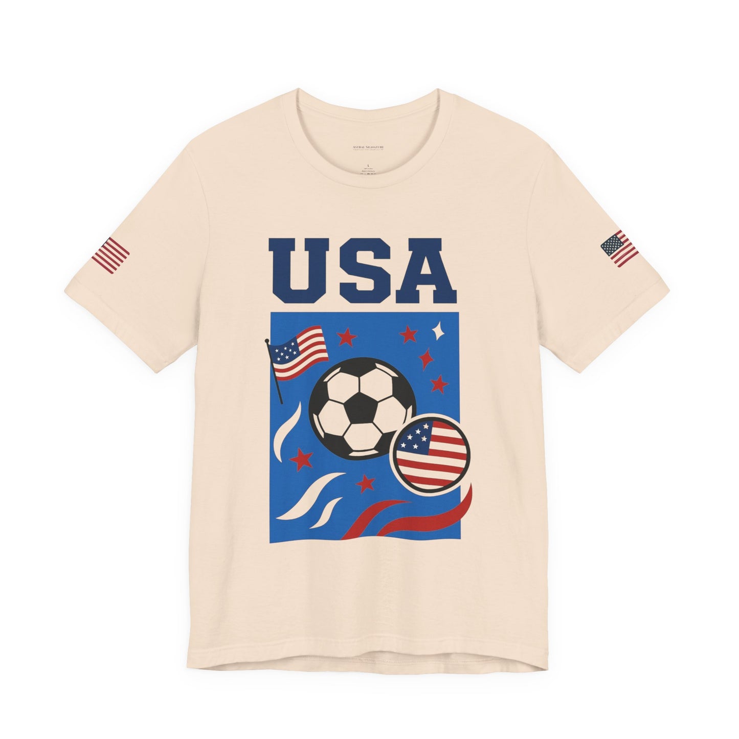 Casual Fashion T-Shirt - GO USA Team Tee, World Cup 2026 Limited Edition