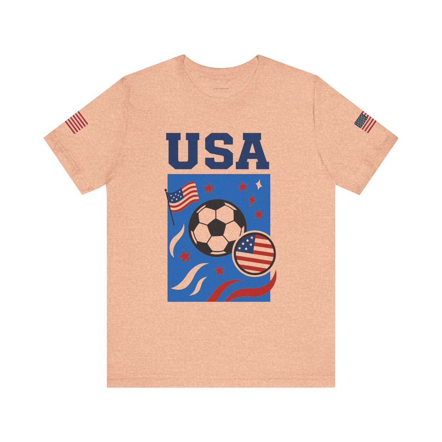 Casual Fashion T-Shirt - GO USA Team Tee, World Cup 2026 Limited Edition