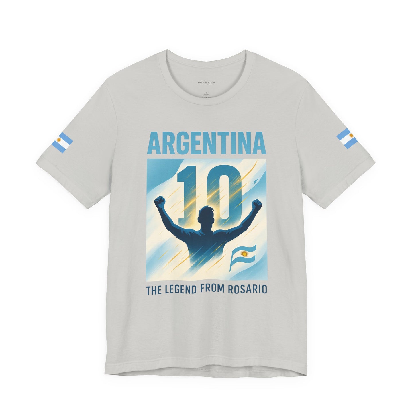 Argentina Legend from Rosario Team Tee - Casual Fashion T-Shirt, USA World Cup 2026 Limited Edition