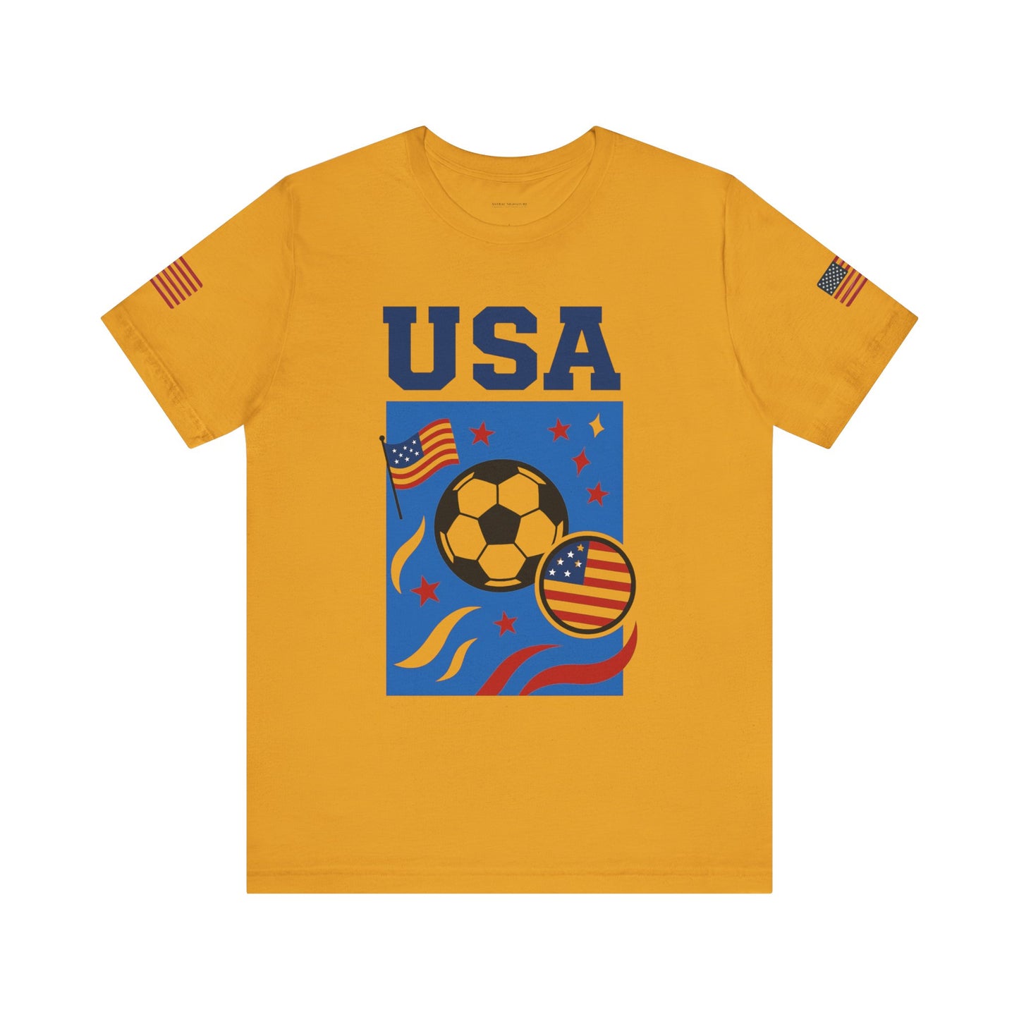 Casual Fashion T-Shirt - GO USA Team Tee, World Cup 2026 Limited Edition