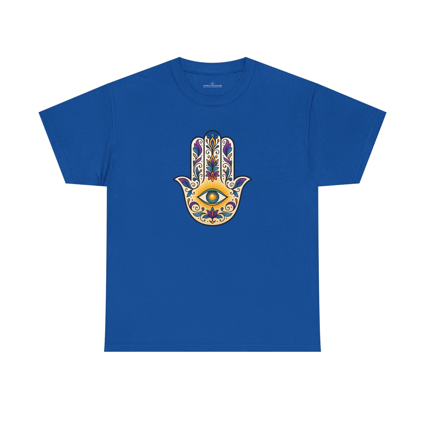 Hamsa Protective Symbol Tee - Astral Signature