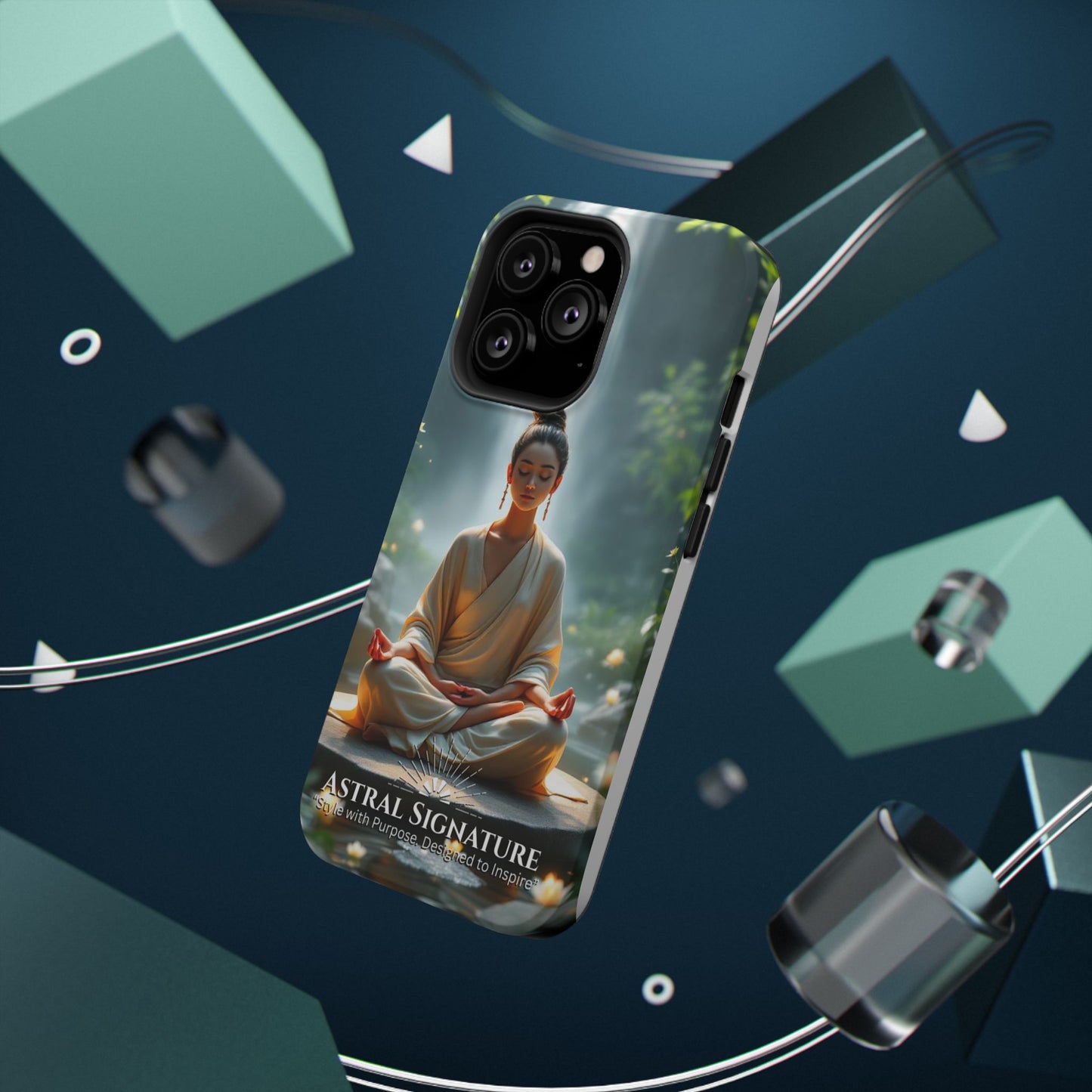 3D Yogi Phone Cases with Symbols and Protection, iPhone Cases with meaning by Astral Signature