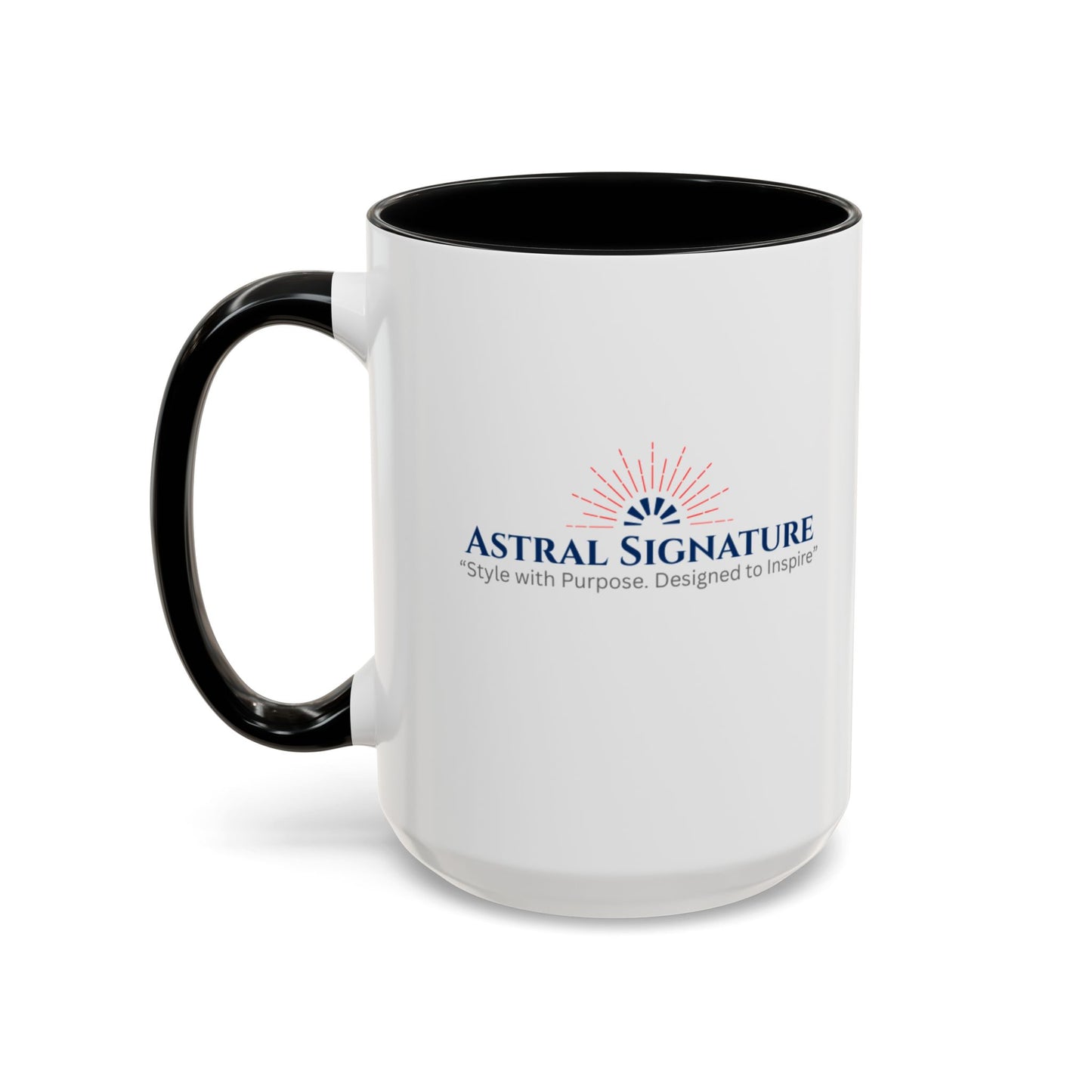 Breathe in and Let go Motivational and Inspirational Coffee Mug by Astral Signature