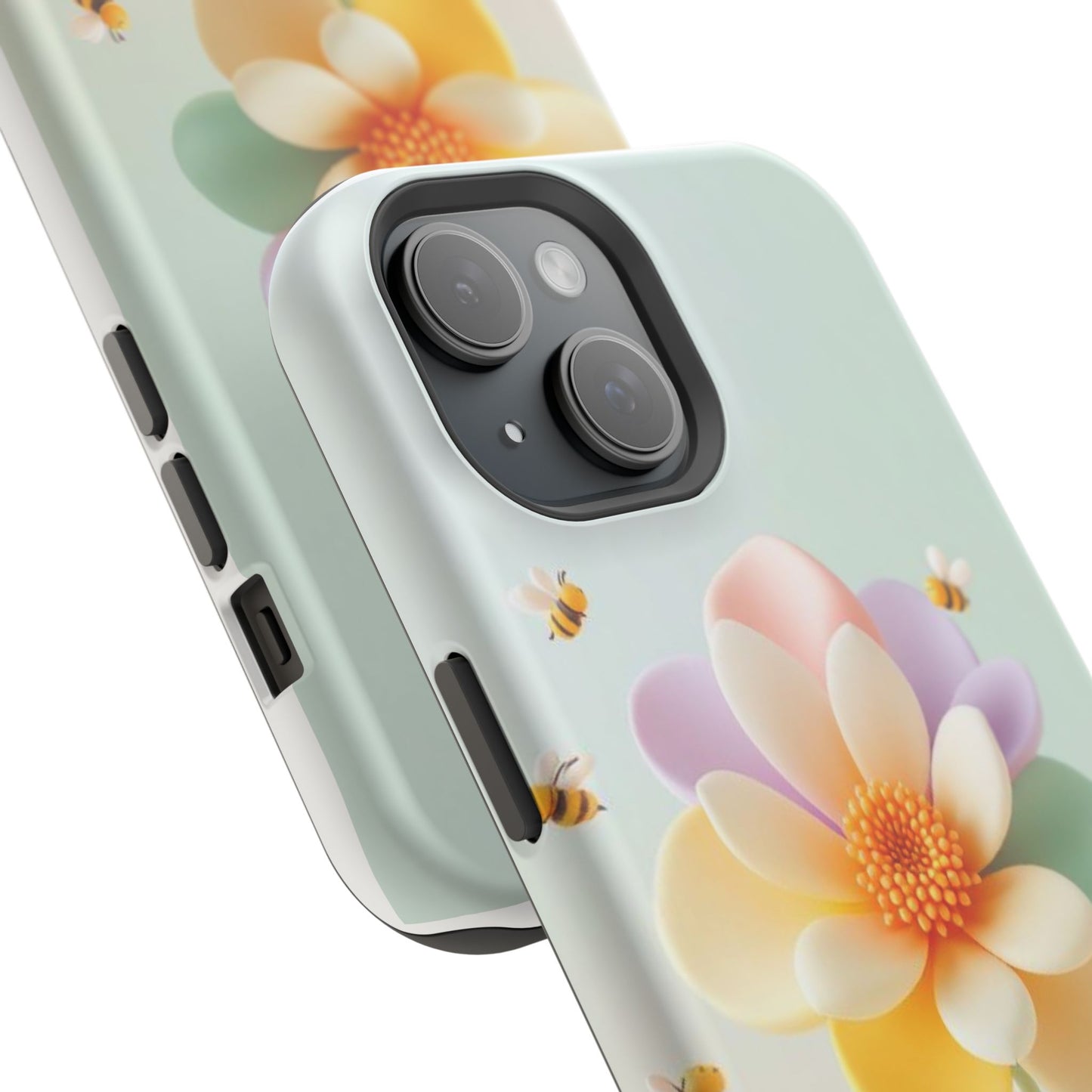 Phone Case Impact-Resistant, Calming 3D Flower Phone Case Impact-Resistant Case for Kids and Adults - Astral Signature