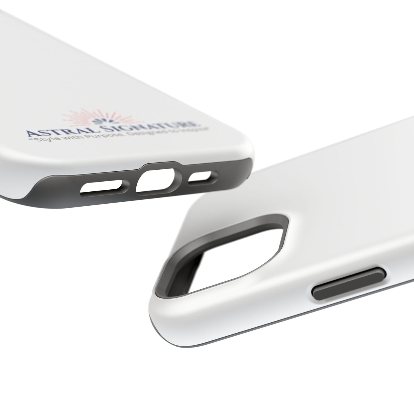White Phone Case - Impact-Resistant White iPhone & Samsung Galaxy Case by Astral Signature