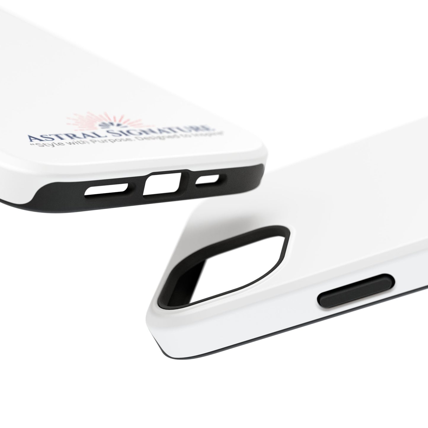 White Phone Case - Impact-Resistant White iPhone & Samsung Galaxy Case by Astral Signature