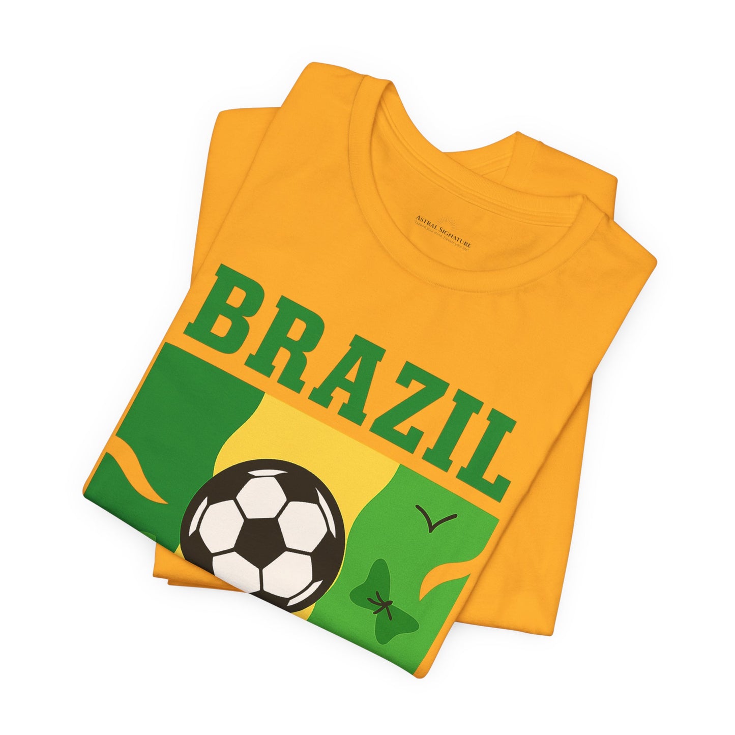 Casual Fashion T-Shirt - GO BRAZIL Team Tee - USA World Cup 2026 Limited Edition