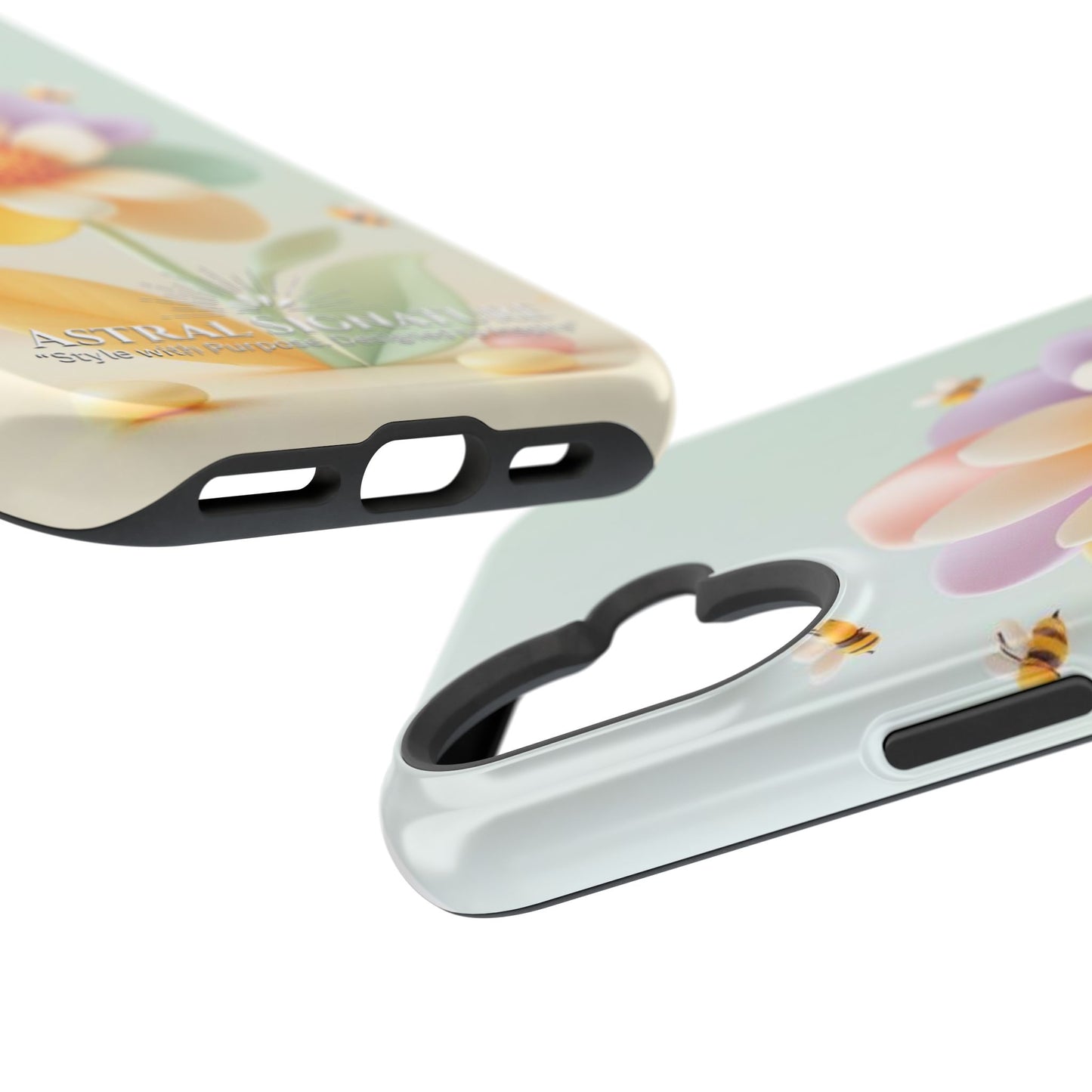 Phone Case Impact-Resistant, Calming 3D Flower Phone Case Impact-Resistant Case for Kids and Adults - Astral Signature