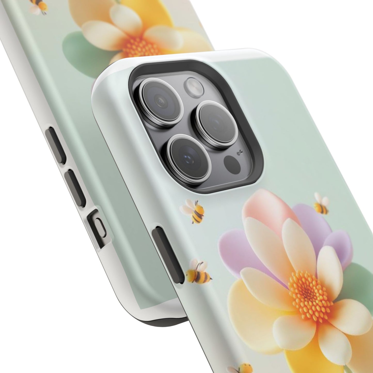 Phone Case Impact-Resistant, Calming 3D Flower Phone Case Impact-Resistant Case for Kids and Adults - Astral Signature