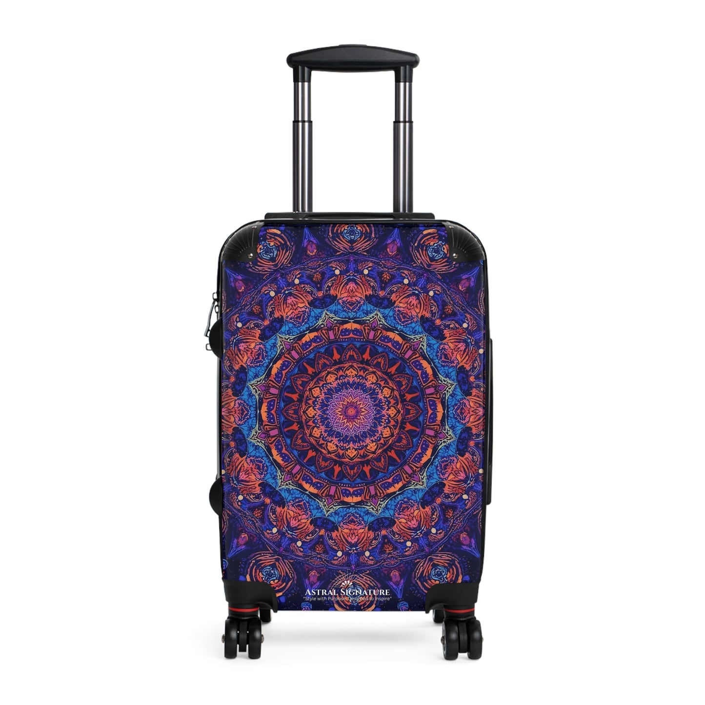 Astral Signature Purple Mandala Travel Suitcase