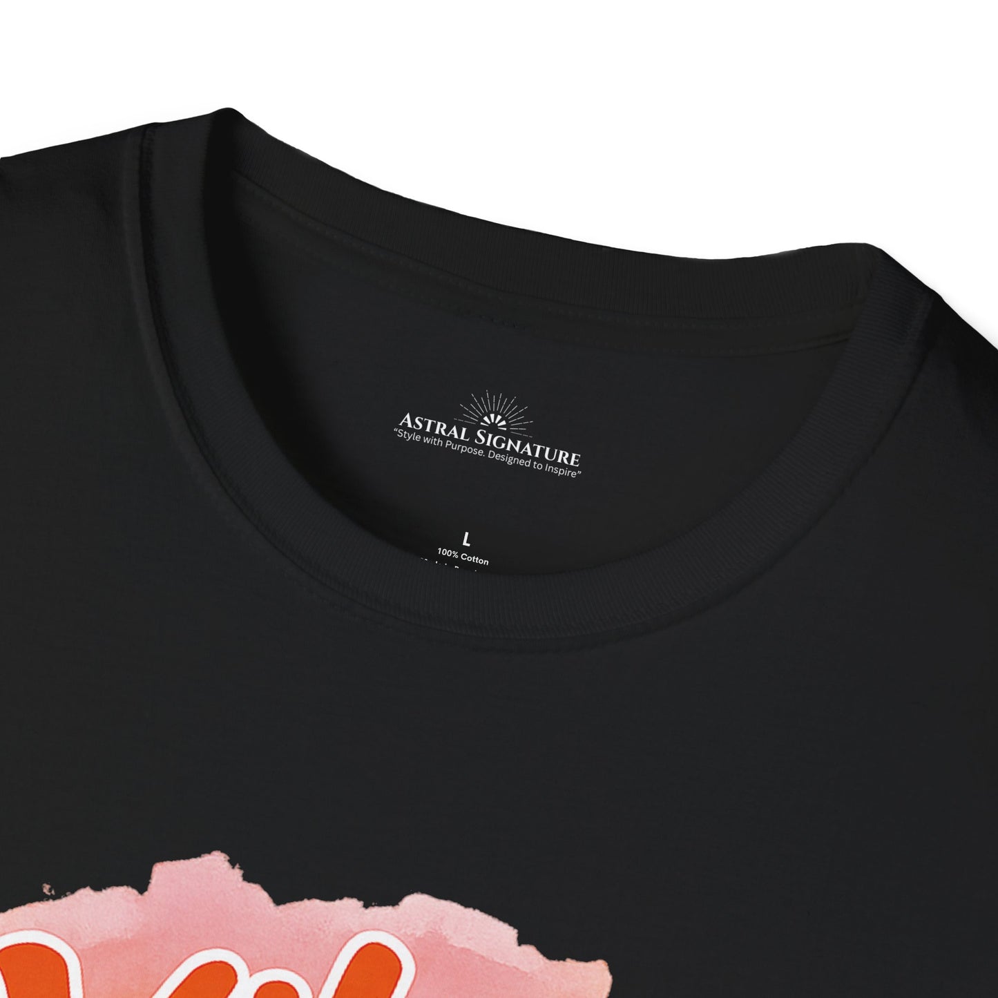 Vibe with Soul Tee, Motivational Unisex Softstyle T-Shirt by Astral Signature