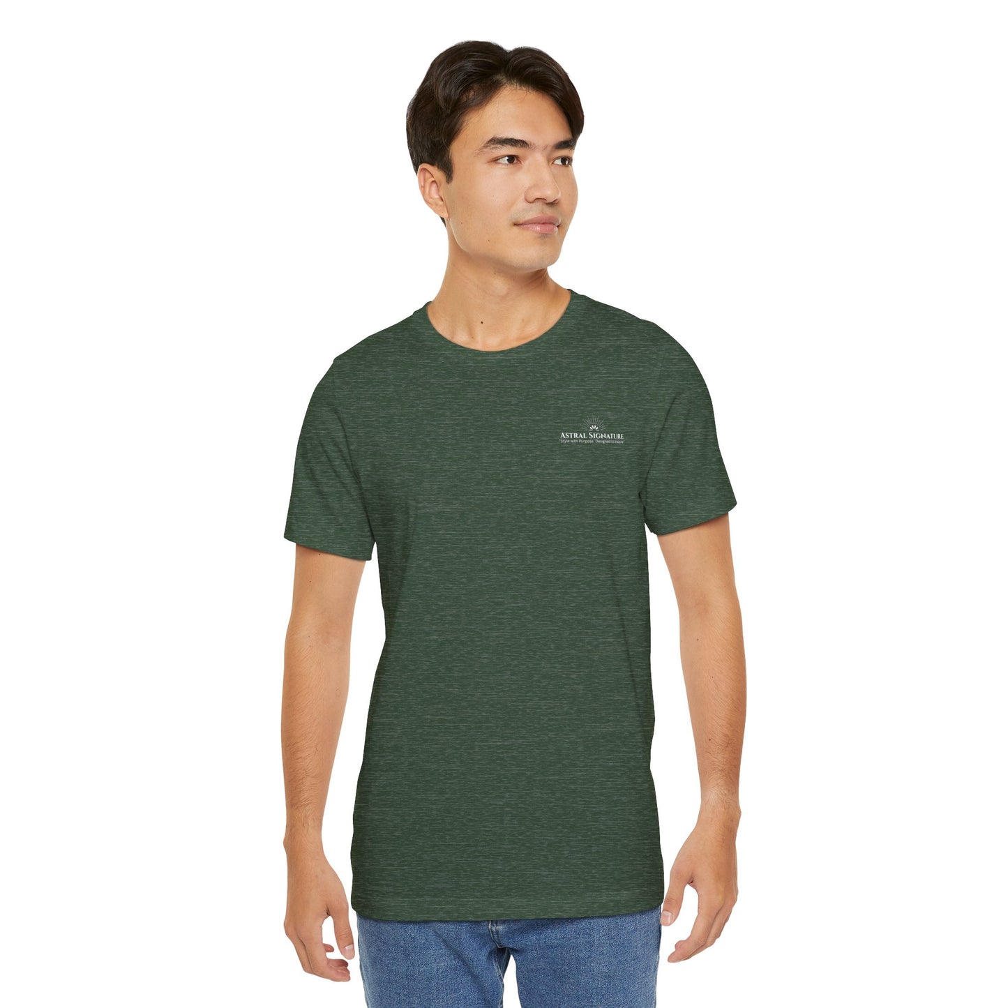 Astral Signature Tee, Unisex T-shirt in darker Colors, Gift for Friends, by Astral Signature