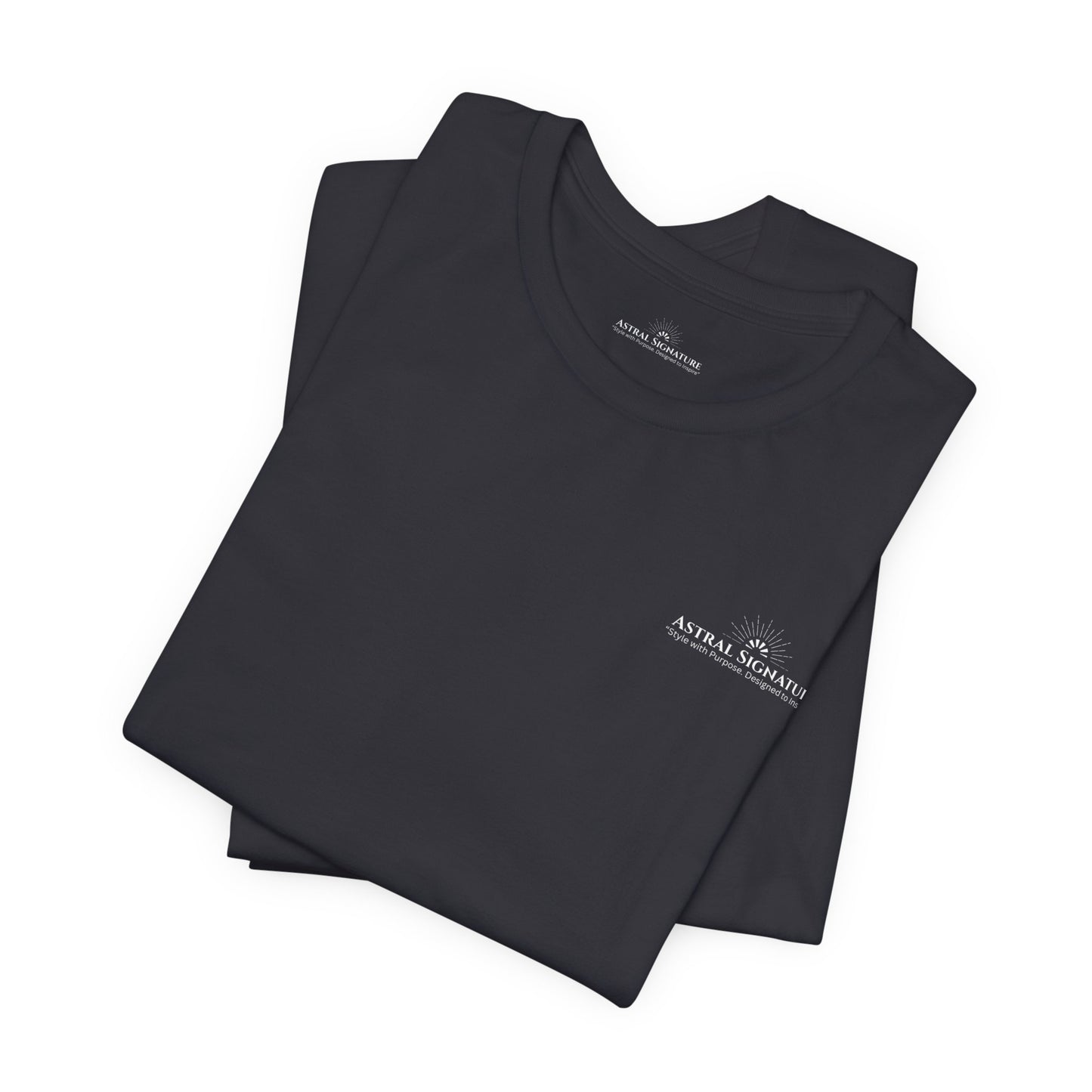 Astral Signature Tee, Unisex T-shirt in darker Colors, Gift for Friends, by Astral Signature