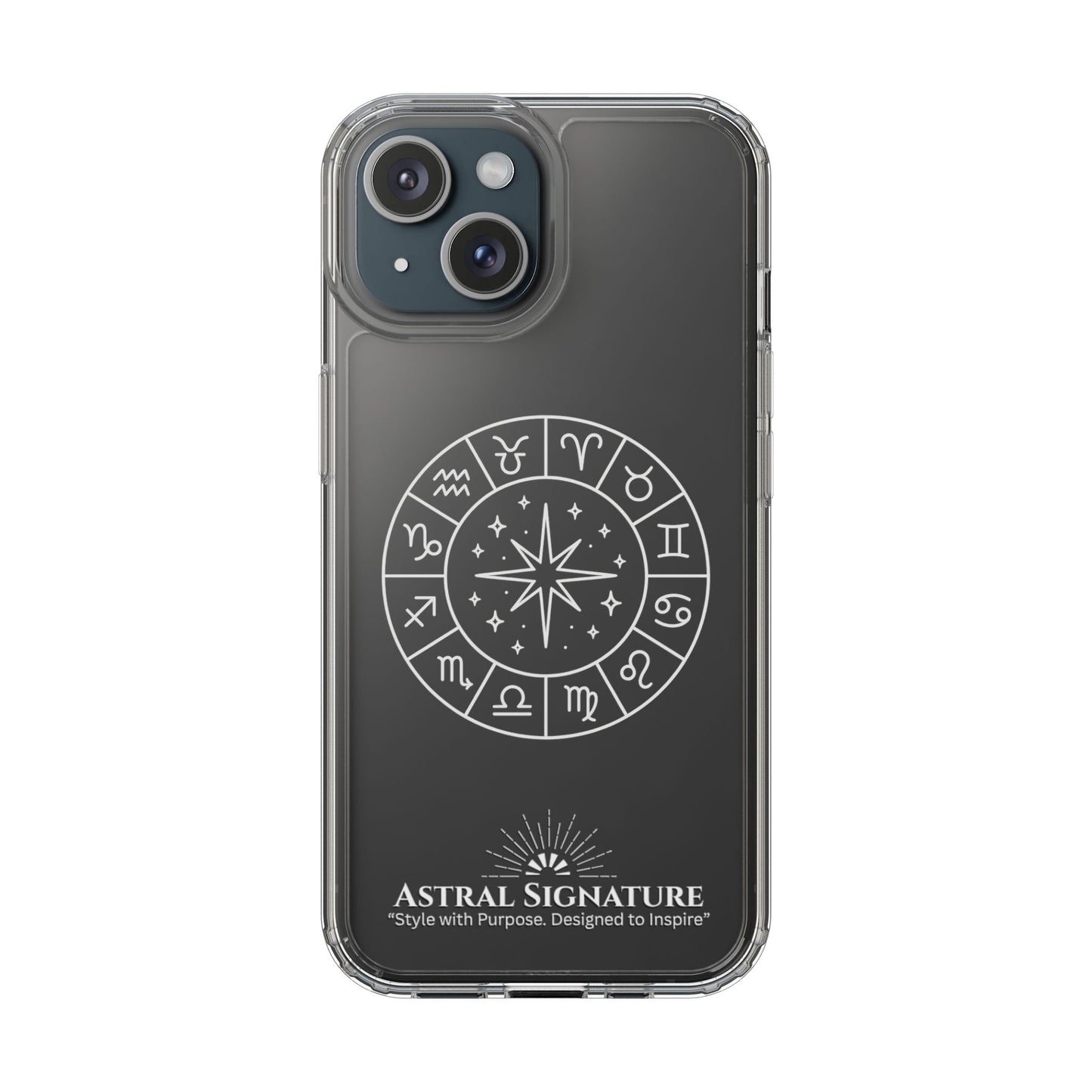 iPhone Clear Cases, ideal for darker iPhone colors - Astral Signature