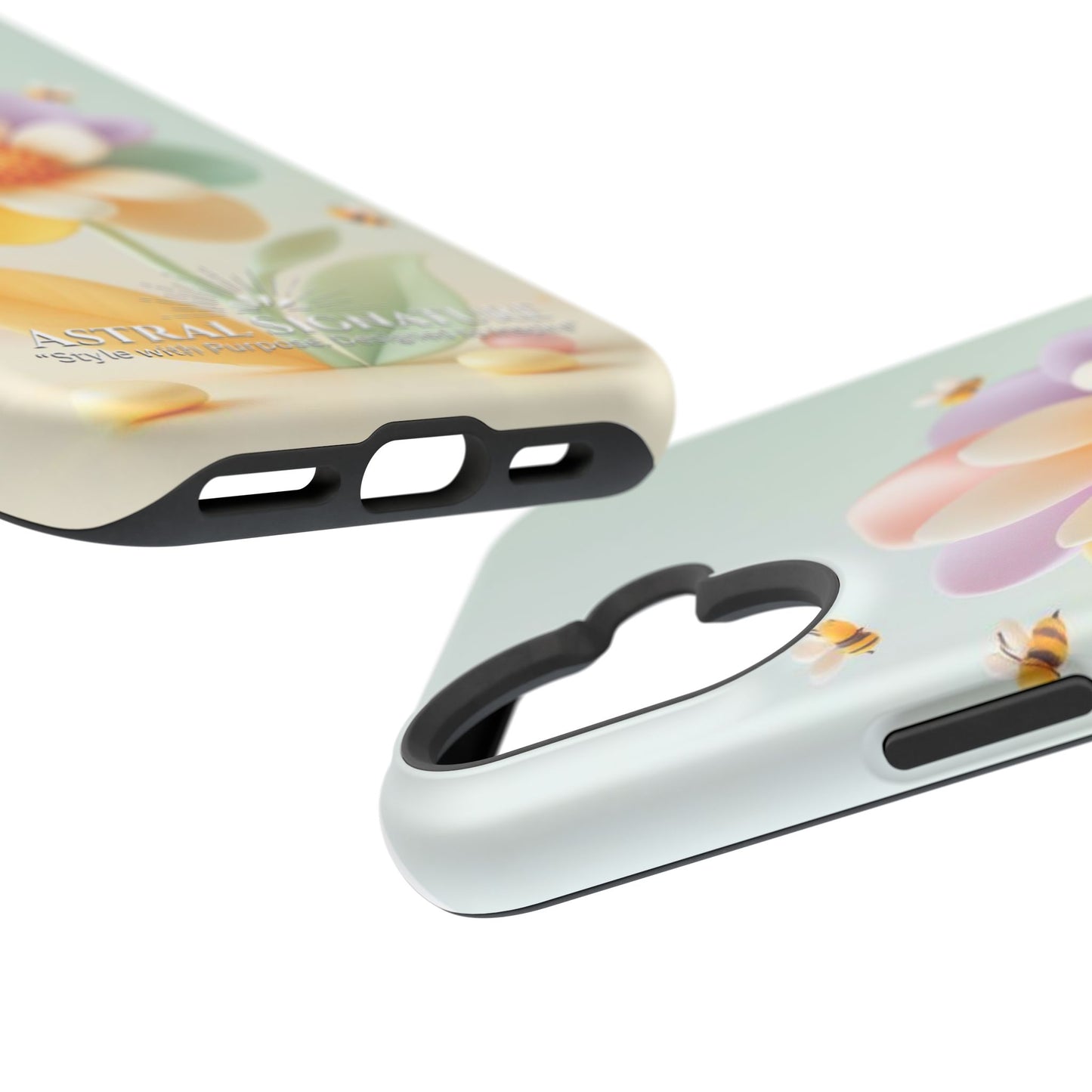 Phone Case Impact-Resistant, Calming 3D Flower Phone Case Impact-Resistant Case for Kids and Adults - Astral Signature