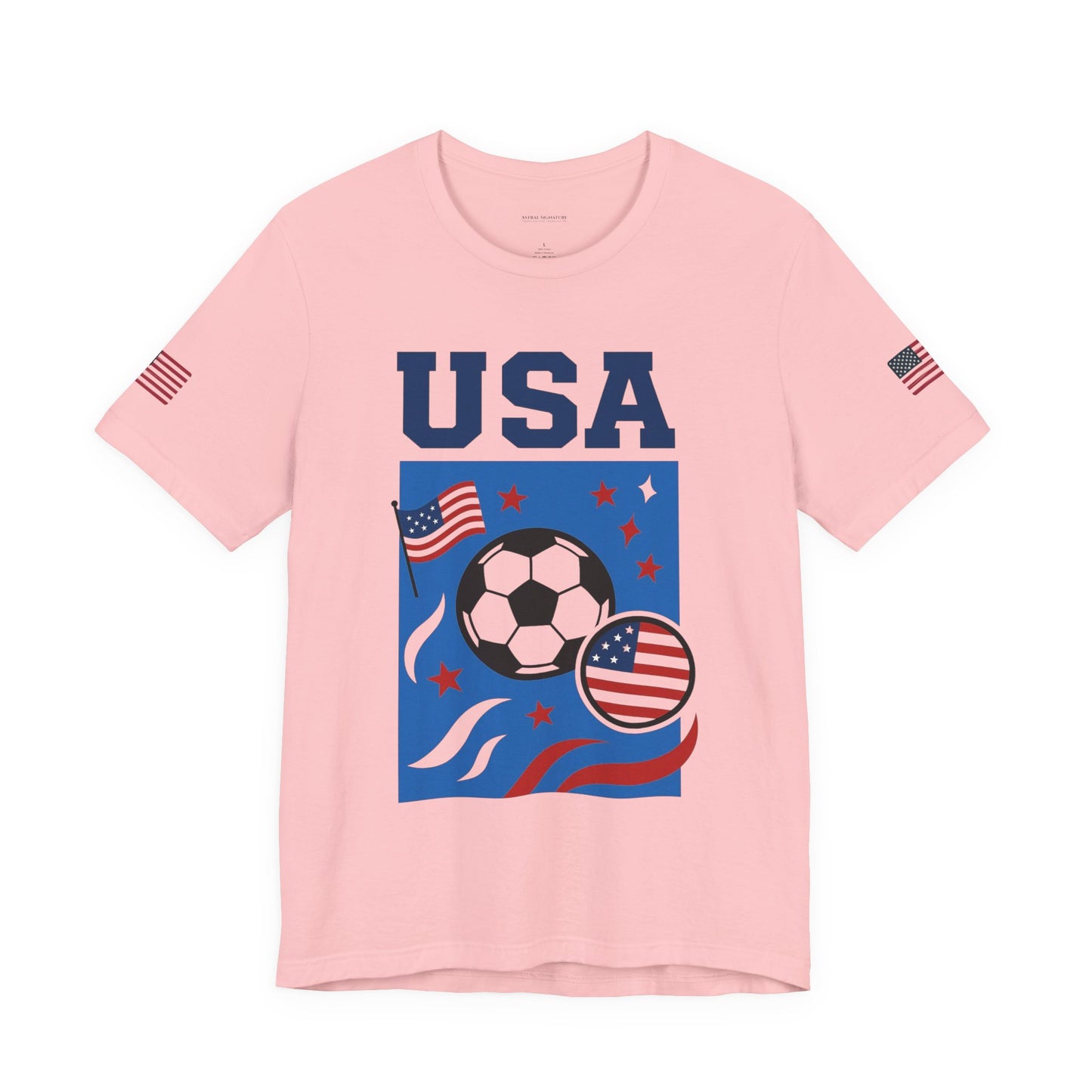 Casual Fashion T-Shirt - GO USA Team Tee, World Cup 2026 Limited Edition