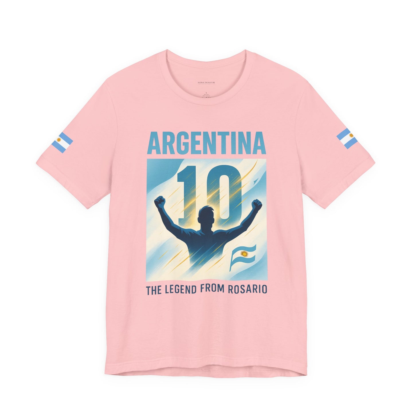 Argentina Legend from Rosario Team Tee - Casual Fashion T-Shirt, USA World Cup 2026 Limited Edition