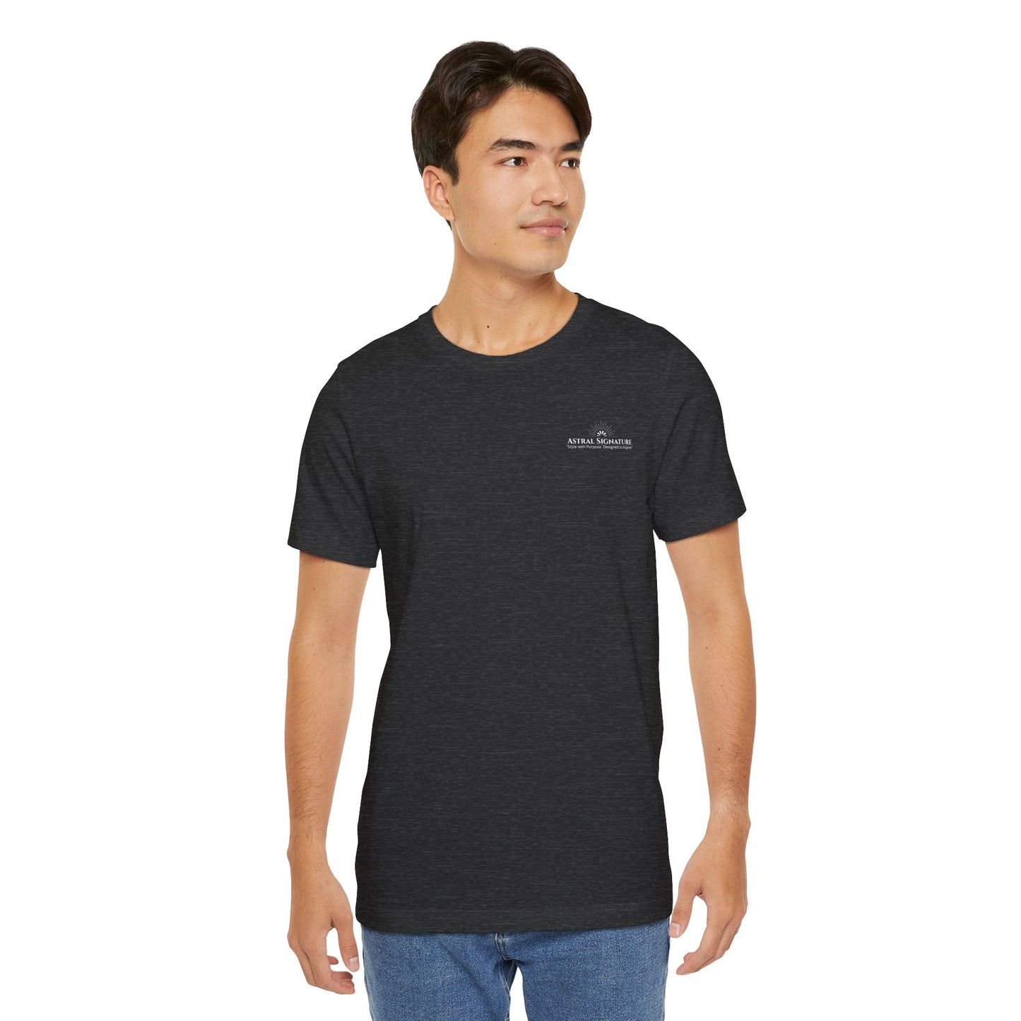 Astral Signature Tee, Unisex T-shirt in darker Colors, Gift for Friends, by Astral Signature